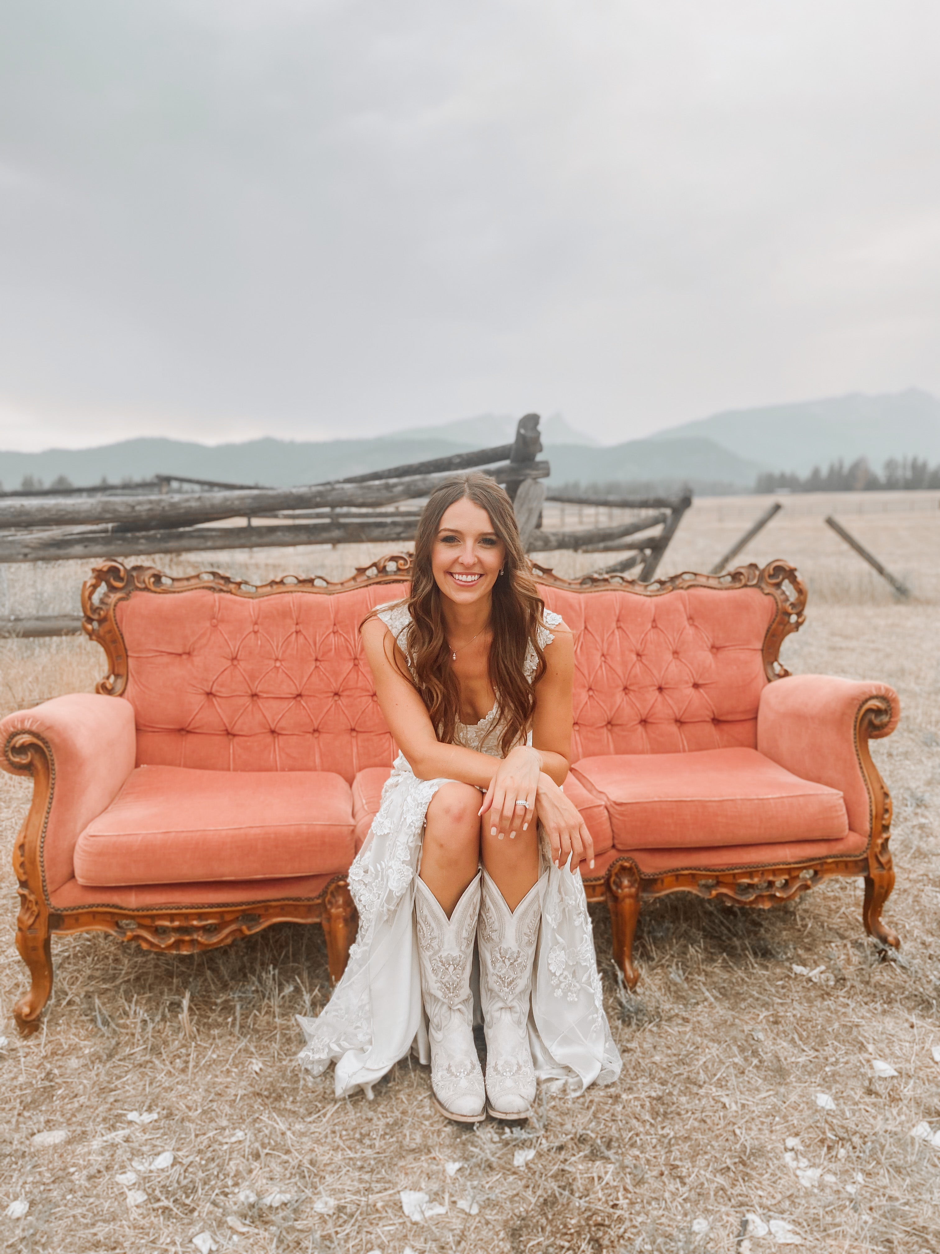 Wedding Boots by Lane Boots with Sparkle and Gems White