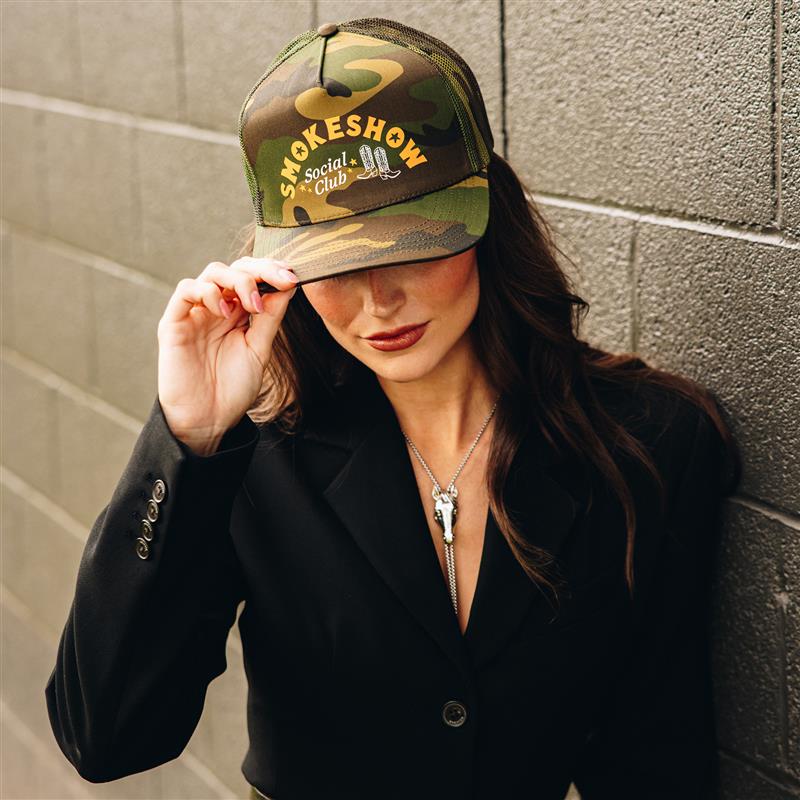 Smokeshow Social Club Snapback Cap Ladies Cap Western Fashion by Lane