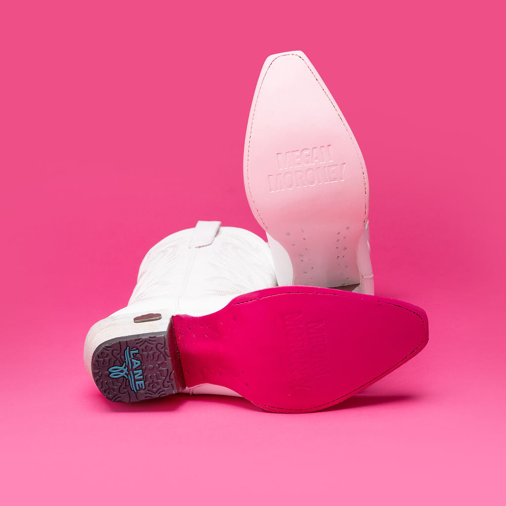 Cloud 9 Megan Moroney Smokeshow - Matte White Ladies Boot Western Fashion by Lane