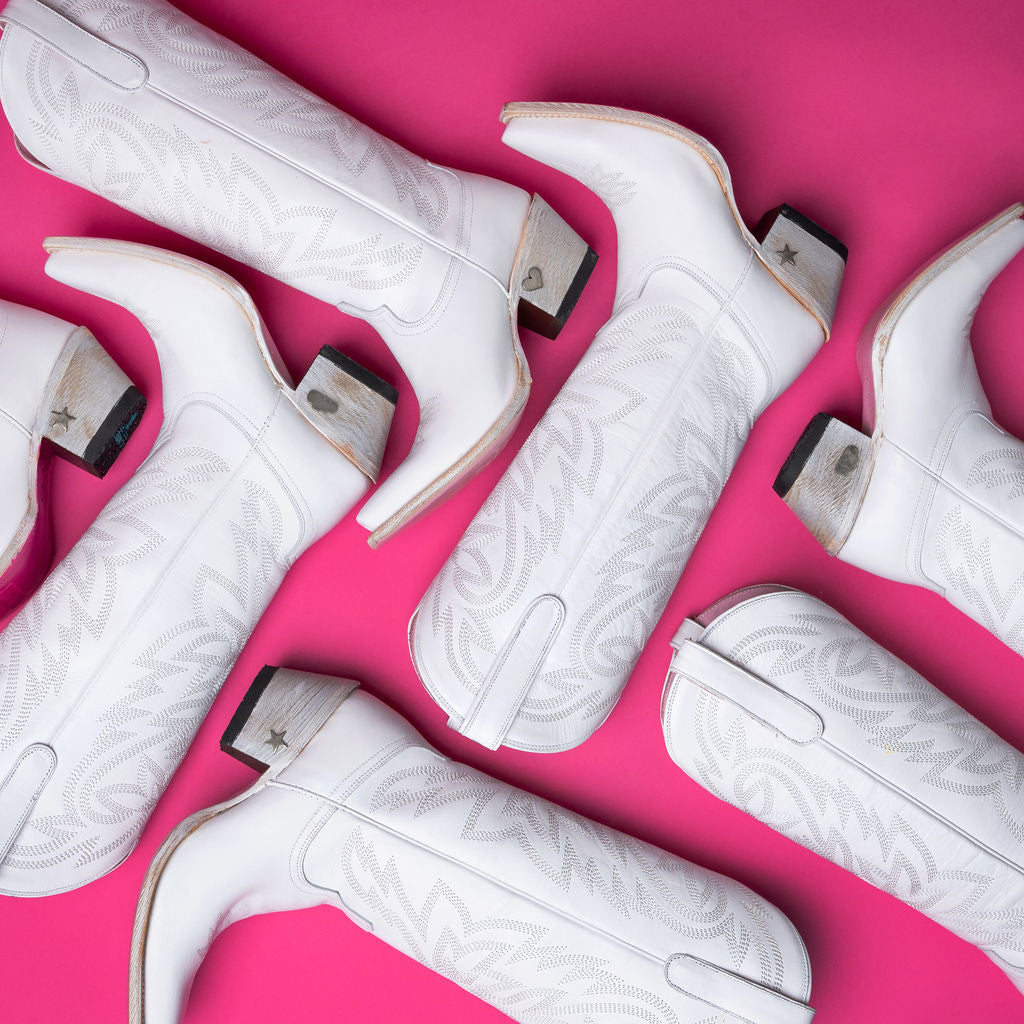 Cloud 9 Megan Moroney Smokeshow - Matte White Ladies Boot Western Fashion by Lane