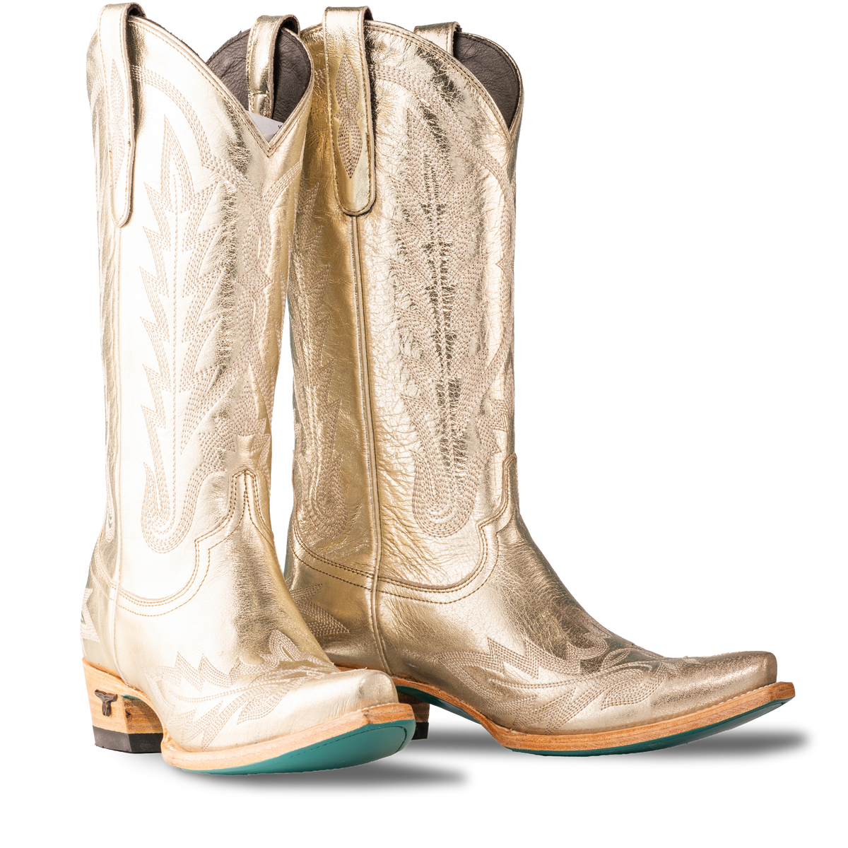 Lexington Boot - Champagne Metallic Lane Boots