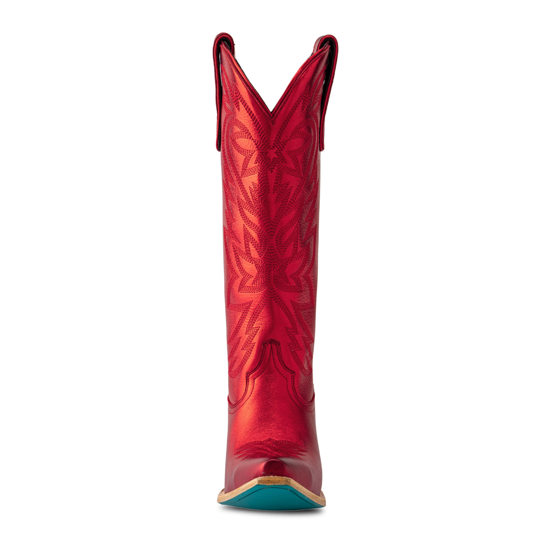 Smokeshow Boot - Red Metallic Ladies Boot Western Fashion by Lane