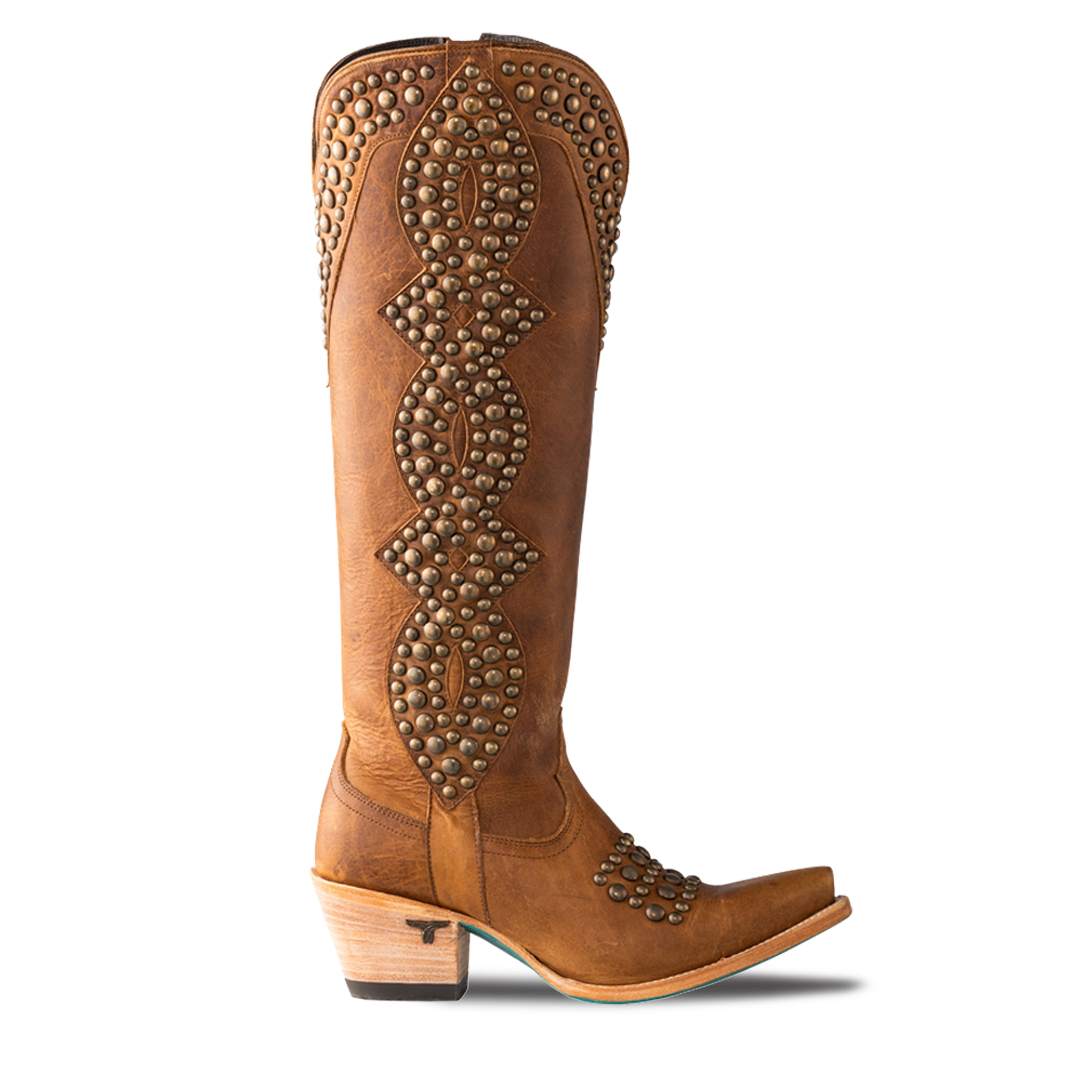 Studded Helix Knee High - Desert Clay Lane Boots