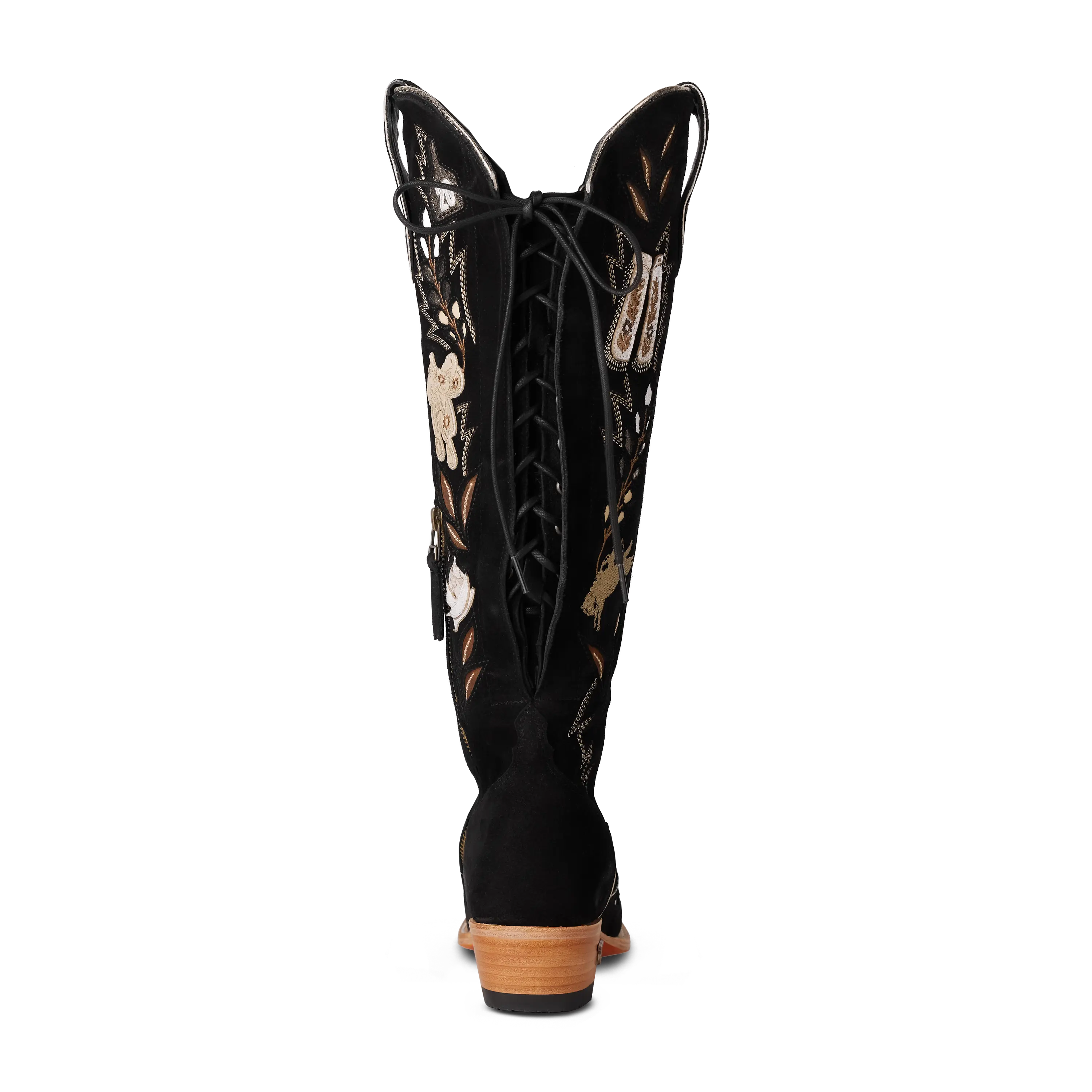 RODEOHOUSTON® Women's Knee High 2026 Limited Edition - Jet Black **FINAL SALE** Ladies Boot Western Fashion by Lane