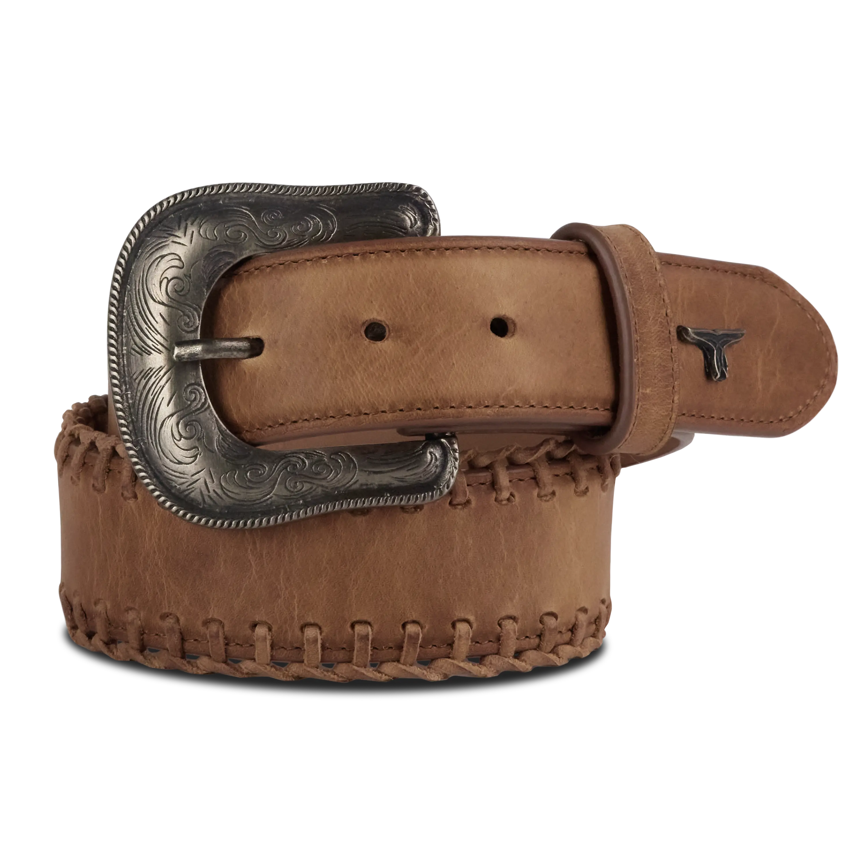 1.5 Woven Laced Belt with Single Buckle - Desert Clay Belt Desert Clay Western Fashion by Lane