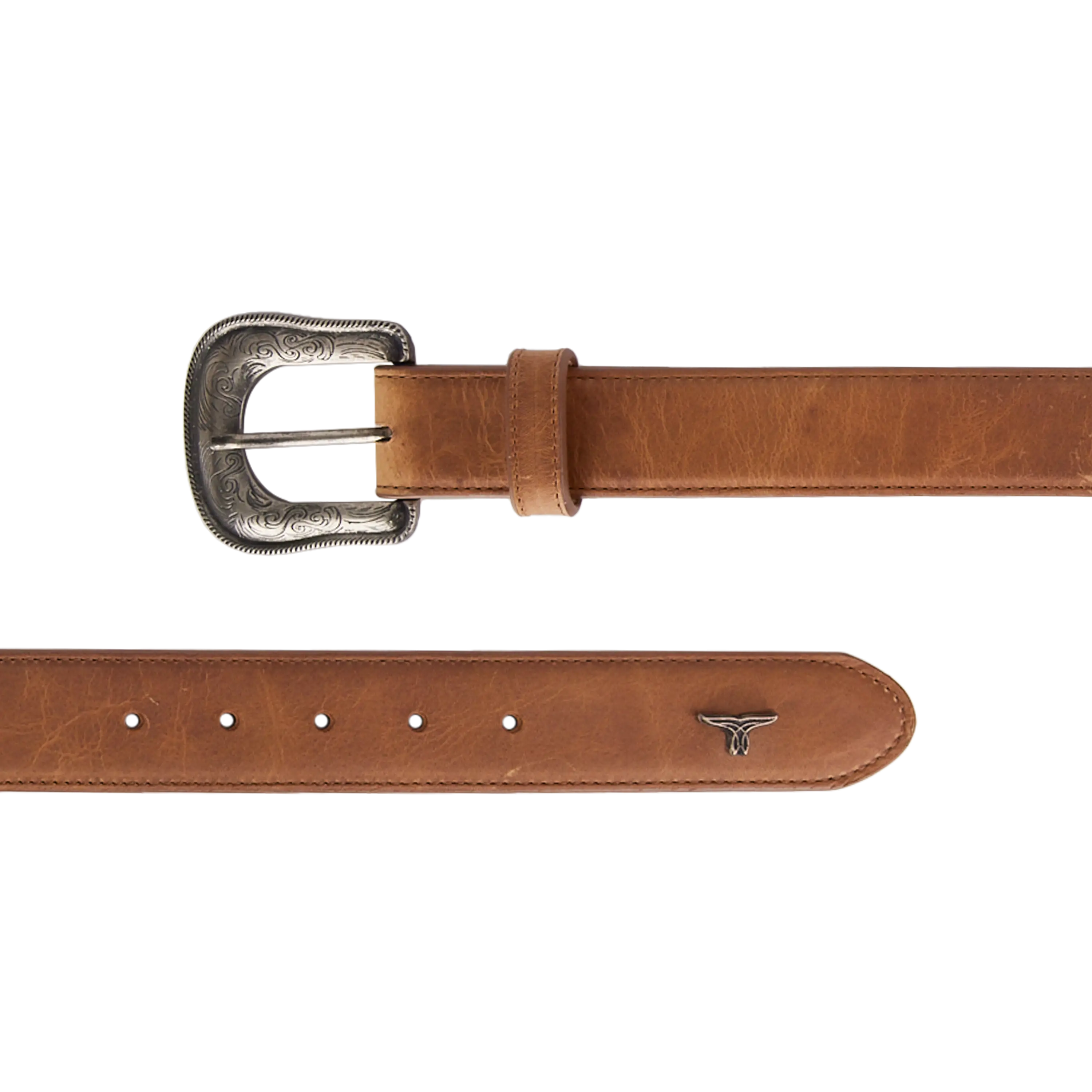 1.5 Woven Laced Belt with Single Buckle - Desert Clay Belt Western Fashion by Lane