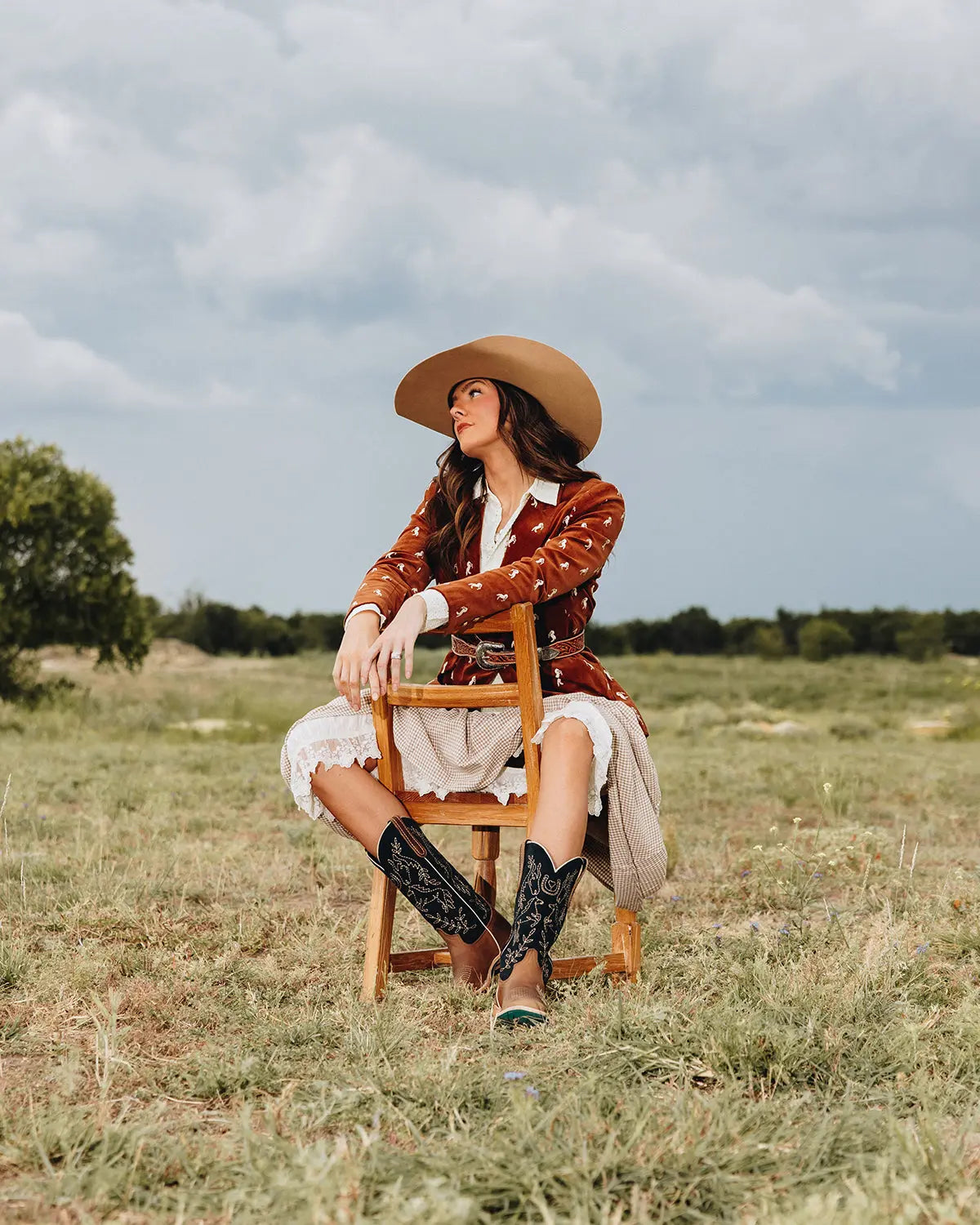 Bridlewood Square - Desert Clay Ladies Boot Western Fashion by Lane