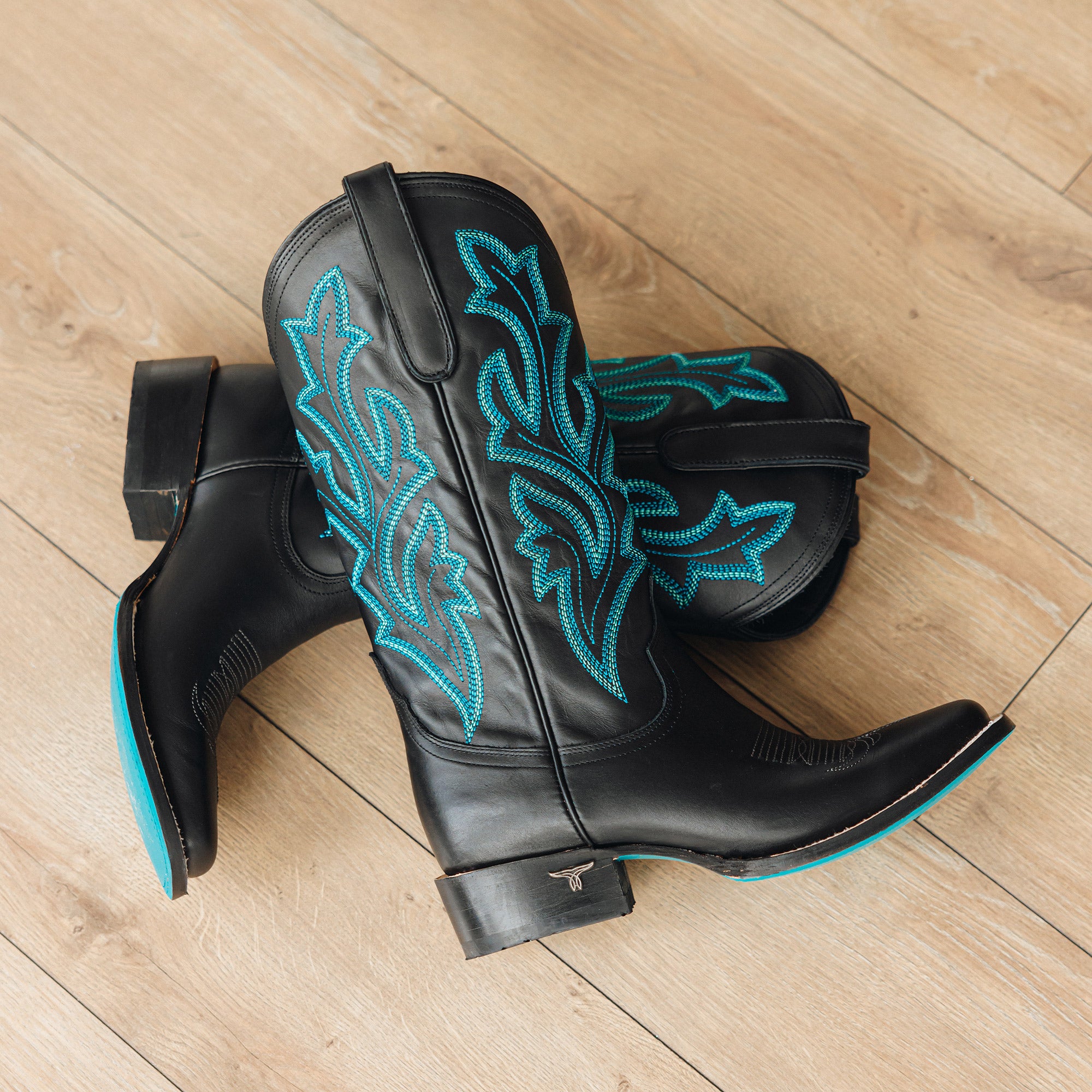 Classic Square Boot - Jet Black Ladies Boot Western Fashion by Lane