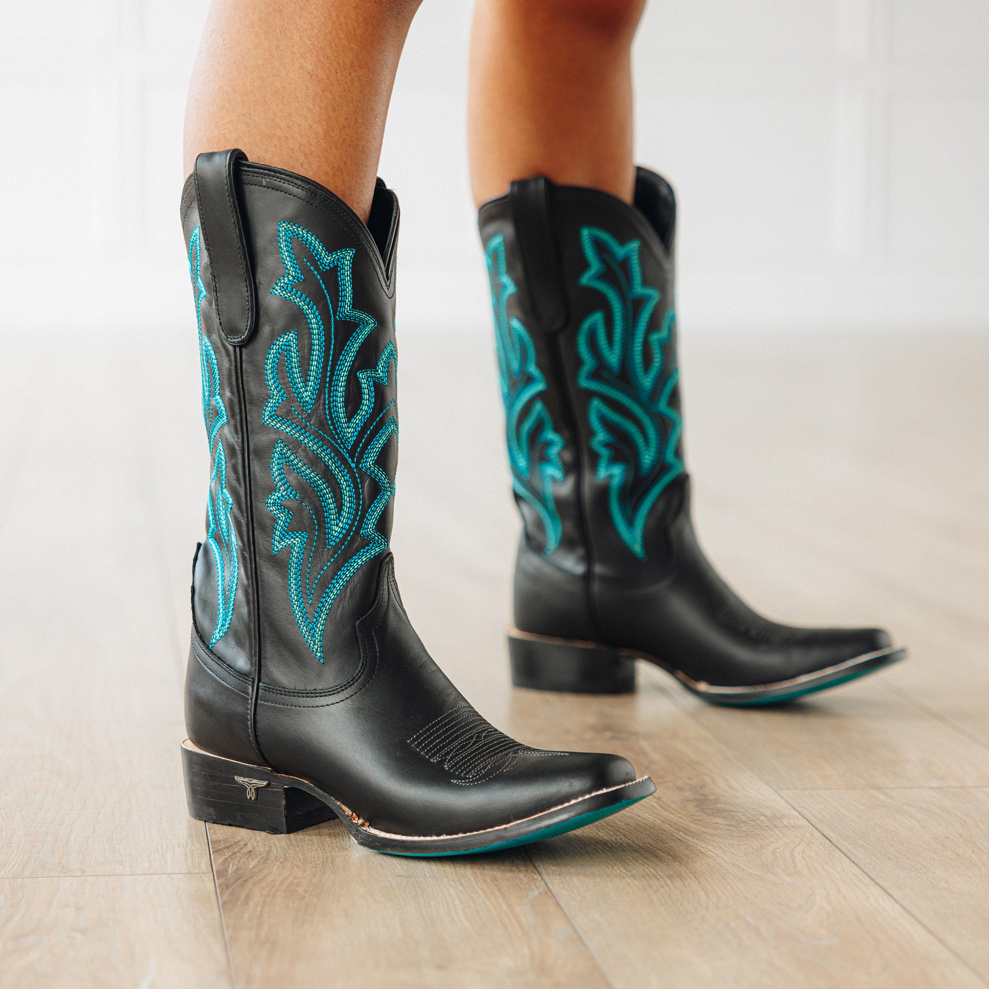 Classic Square Boot - Jet Black Ladies Boot Western Fashion by Lane