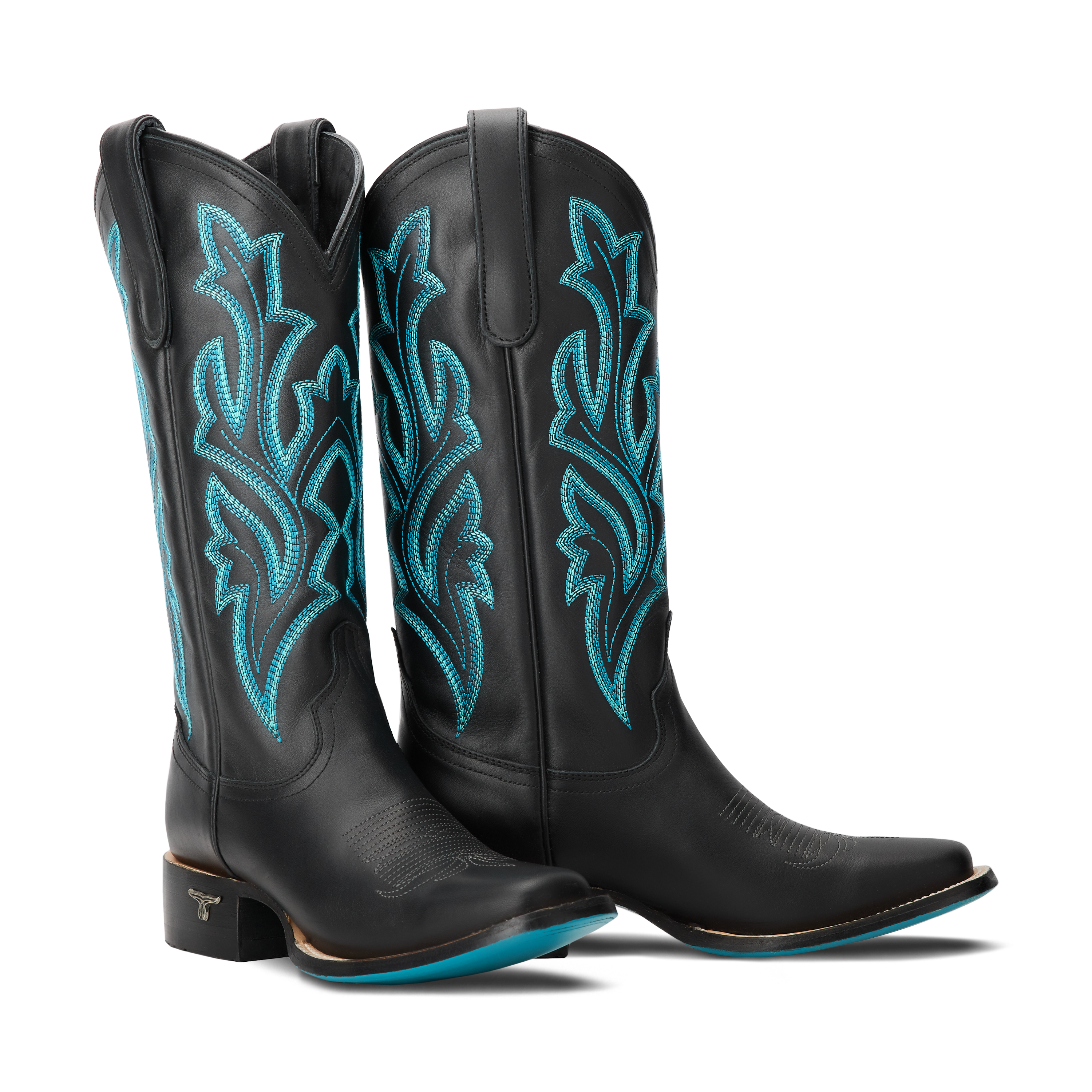 Classic Square Boot - Jet Black Ladies Boot Jet Black Western Fashion by Lane
