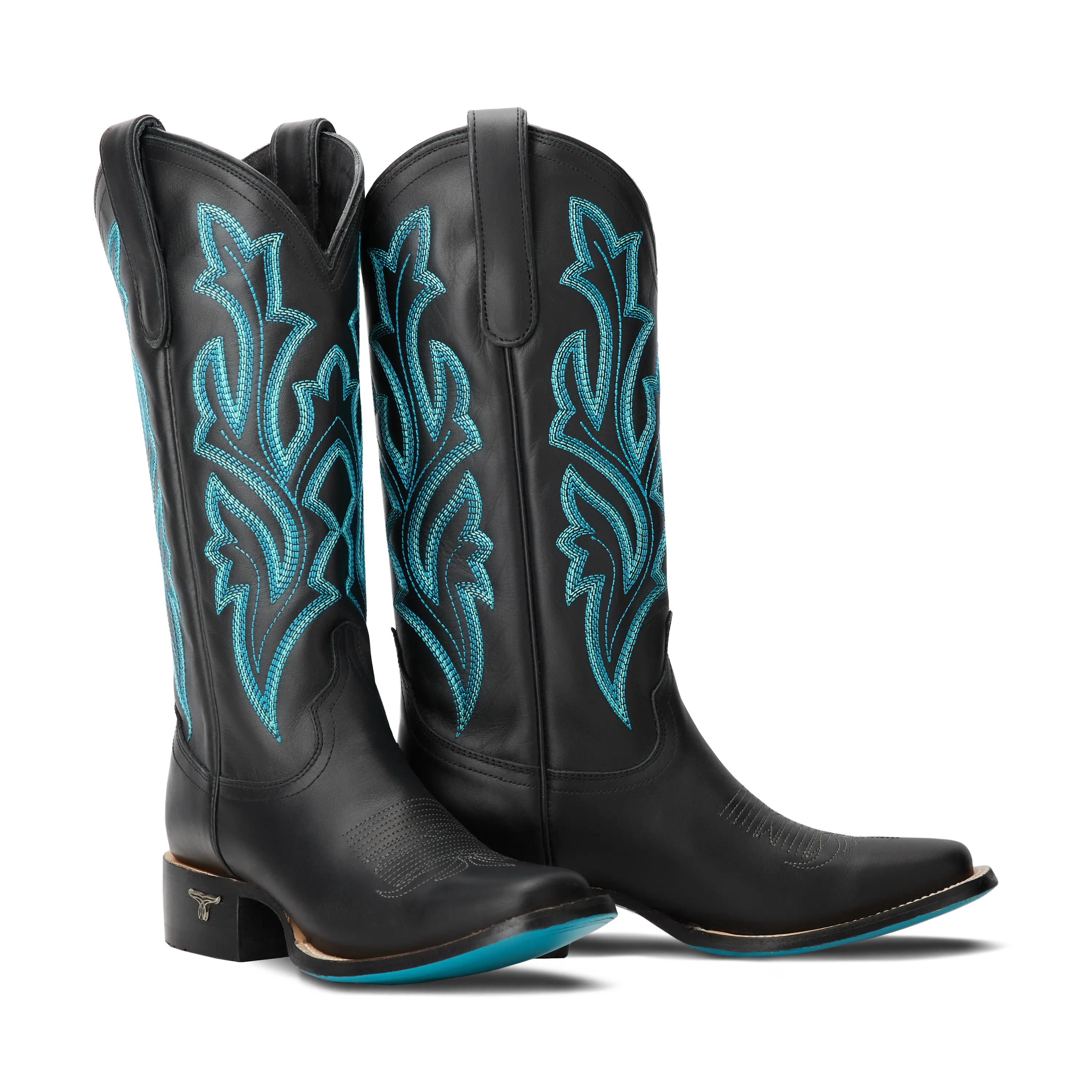 Classic Square Boot - Jet Black Ladies Boot Jet Black Western Fashion by Lane