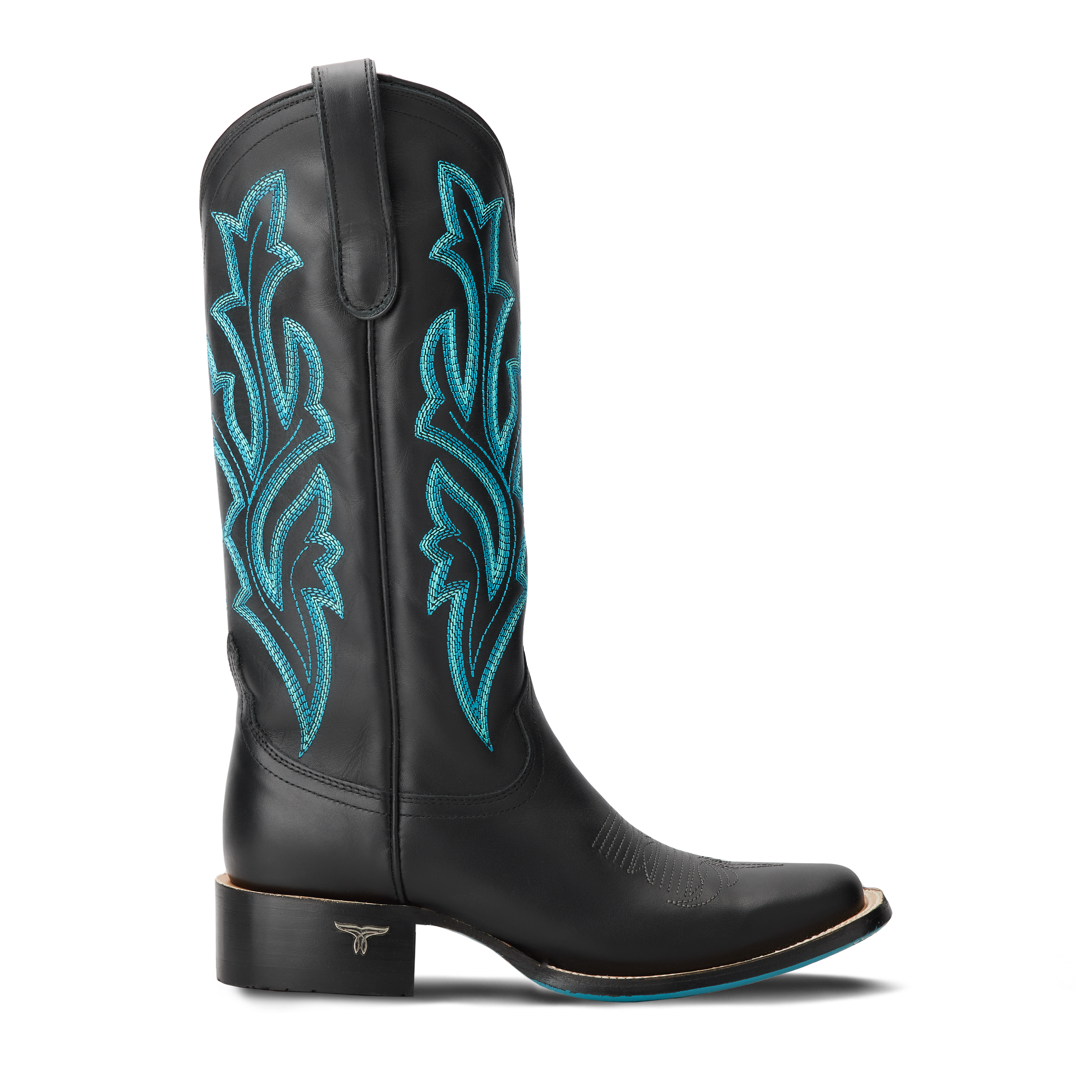 Classic Square - IO Jet black Ladies Boot Western Fashion by Lane