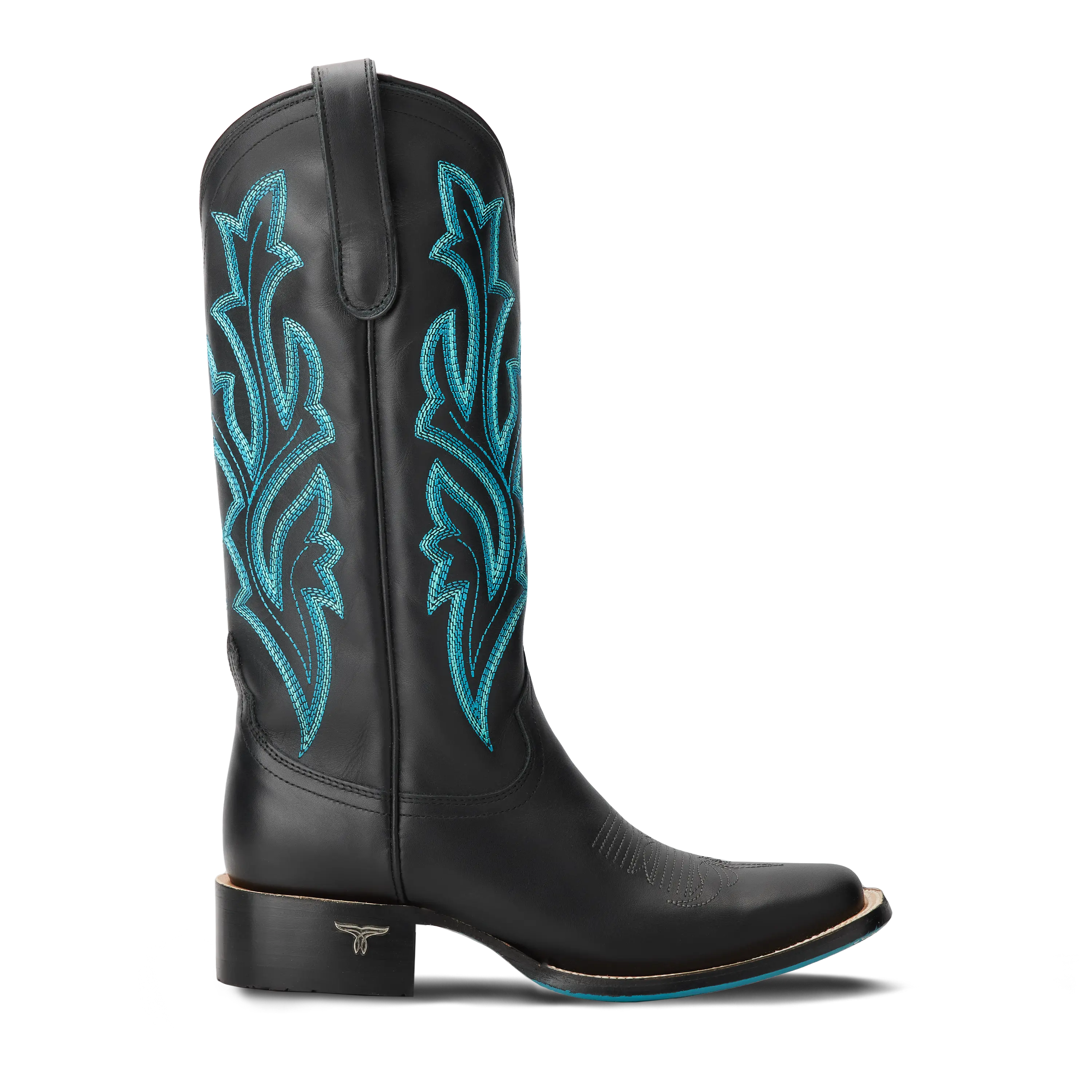 Classic Square - IO Jet black Ladies Boot Western Fashion by Lane