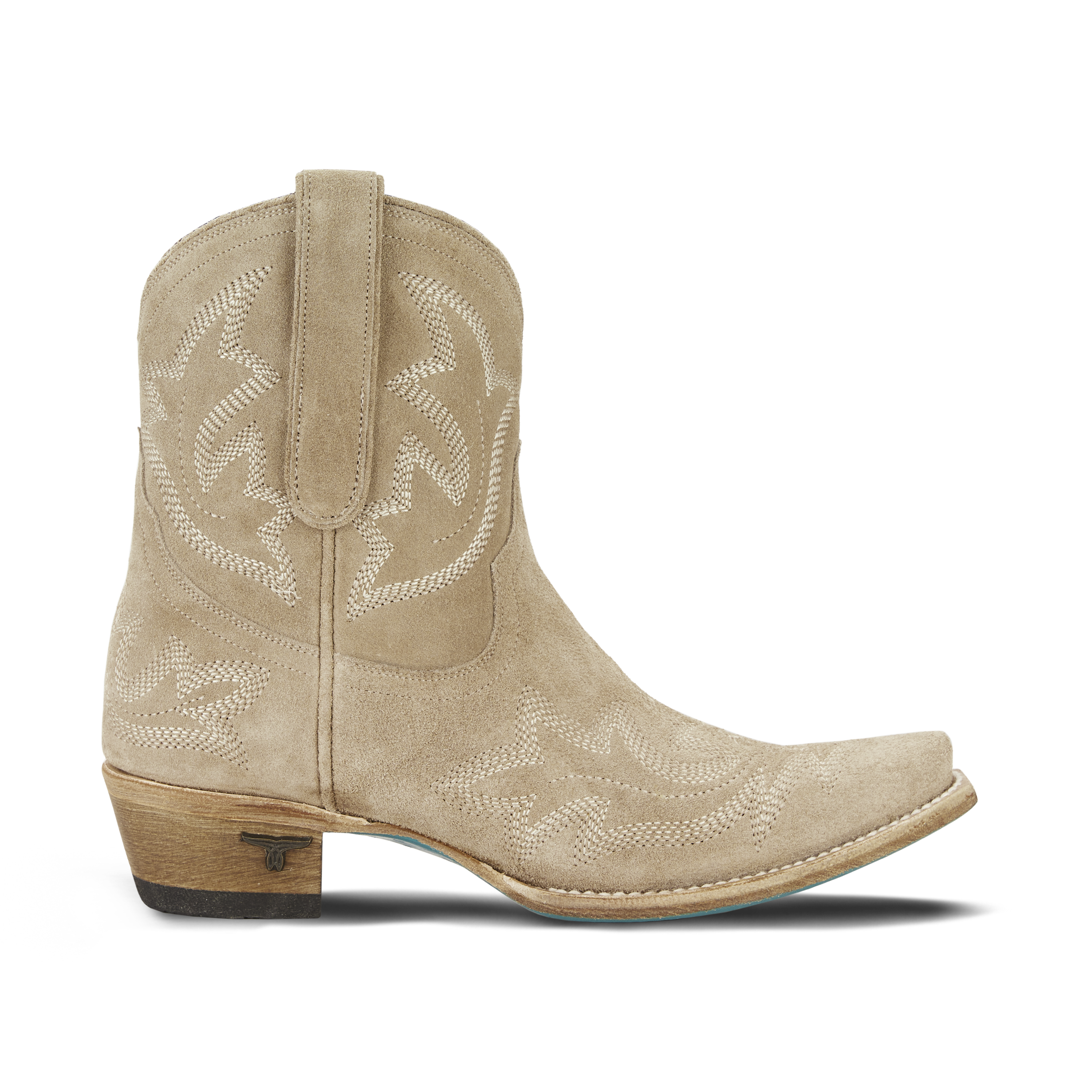 Saratoga Bootie - Latte Roughout**FINAL SALE** Ladies Bootie Western Fashion by Lane