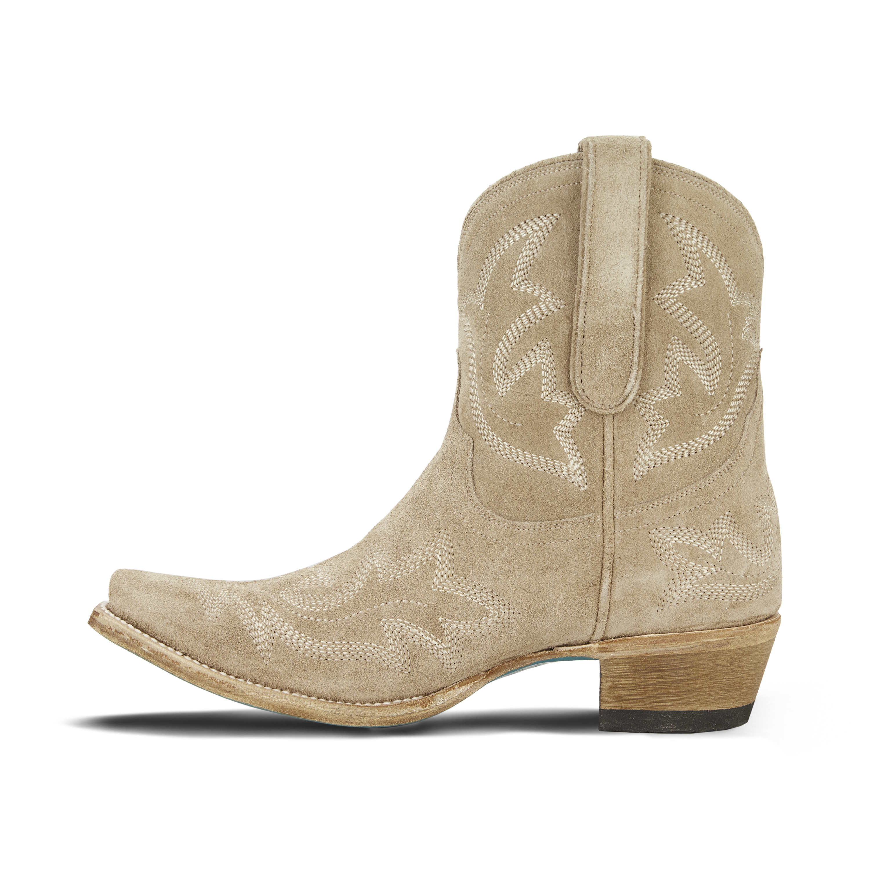 Saratoga Bootie - Latte Roughout**FINAL SALE** Ladies Bootie Western Fashion by Lane