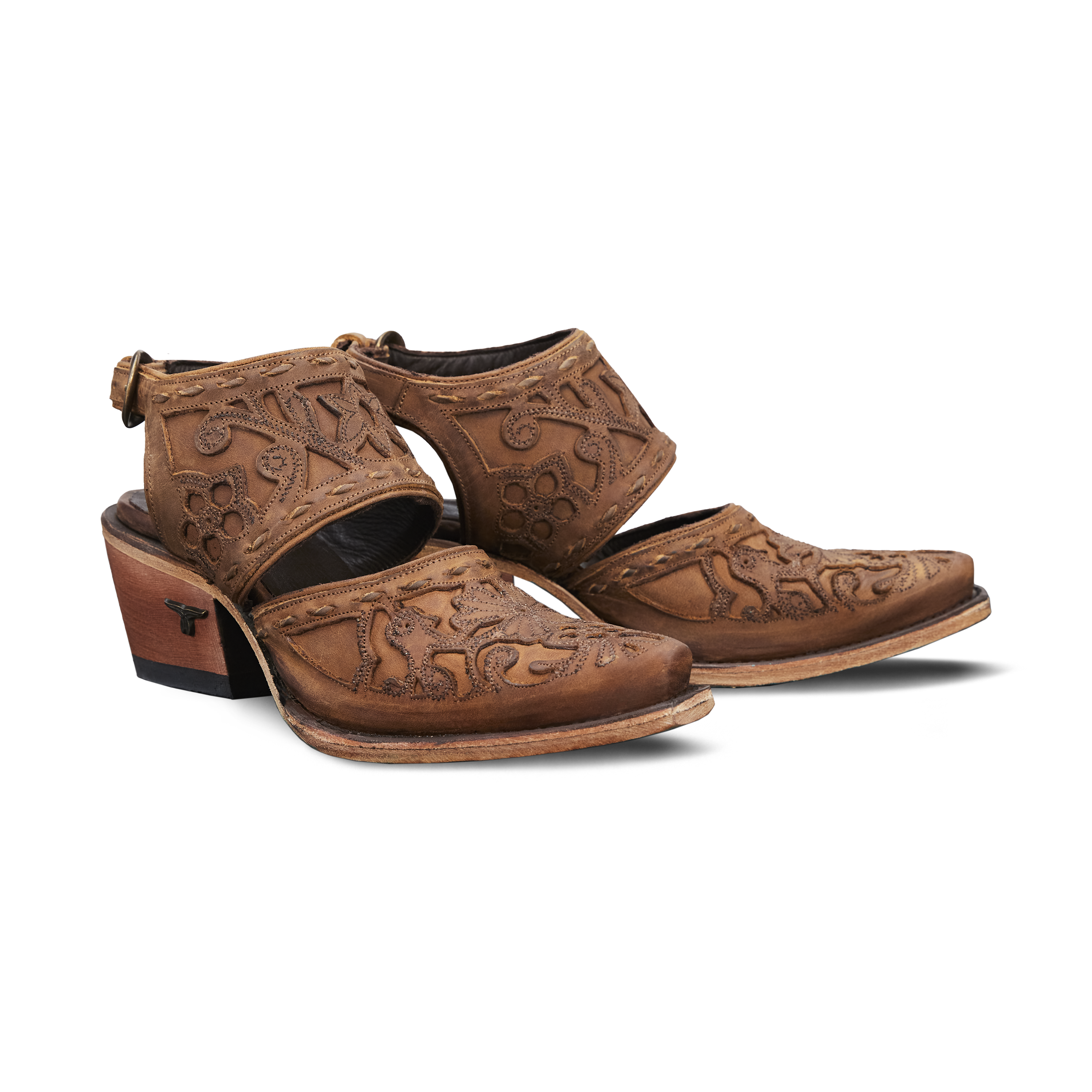 Robin Slingback Mule - Burnt Caramel Mule Western Fashion by Lane