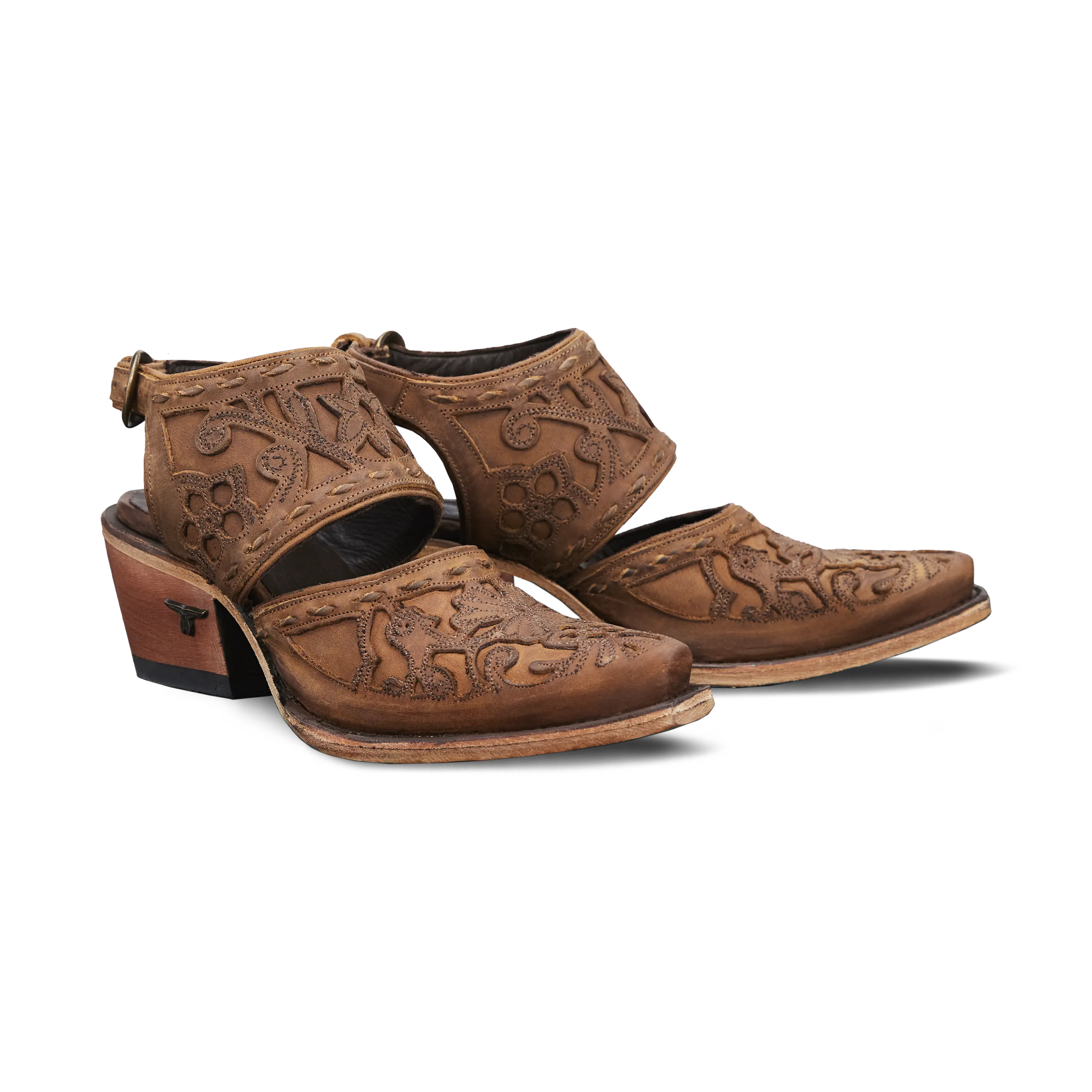 Robin Slingback Mule - Burnt Caramel Mule Western Fashion by Lane
