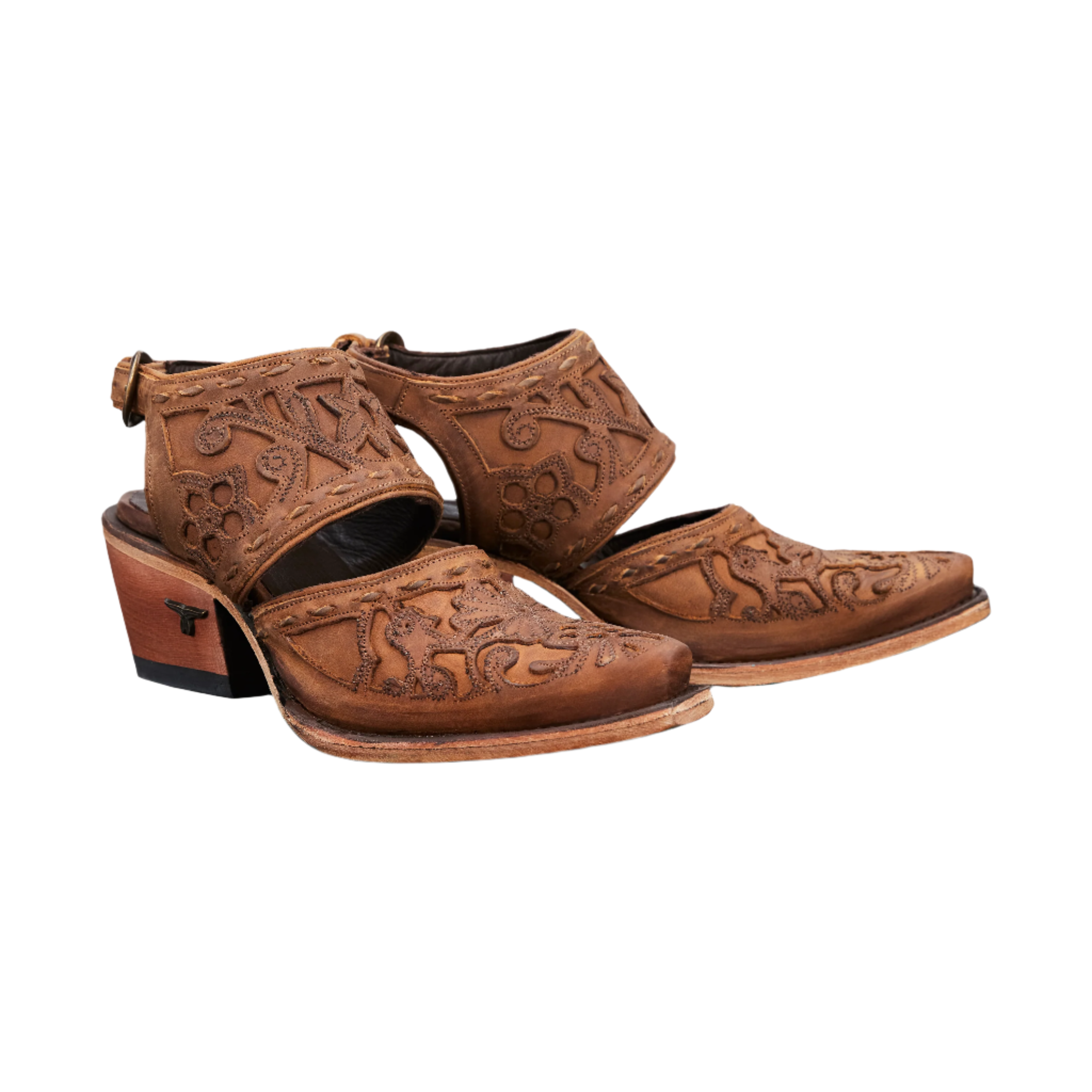 Robin Slingback Mule - Burnt Caramel Mule Western Fashion by Lane