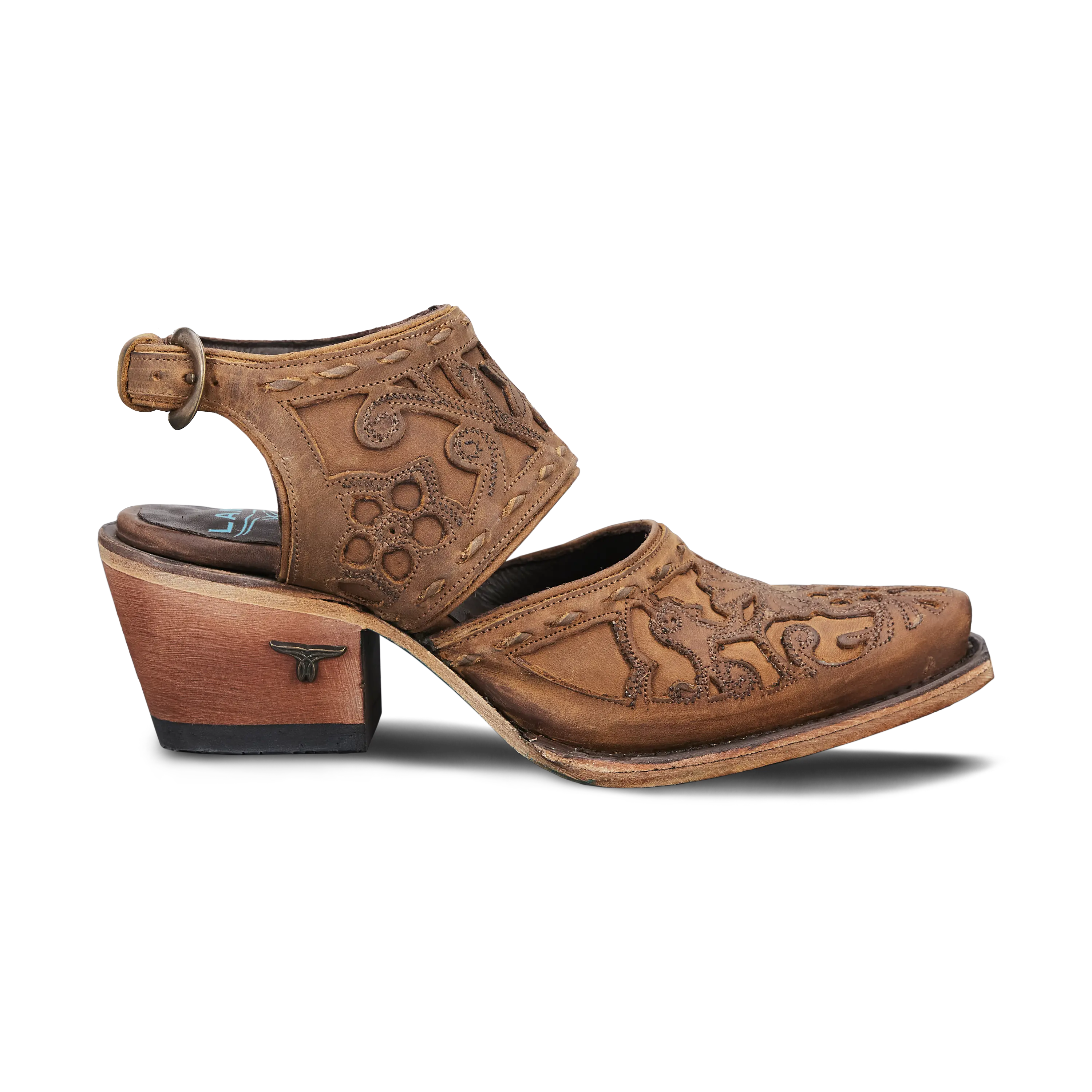 Robin Slingback Mule - Burnt Caramel Mule Western Fashion by Lane