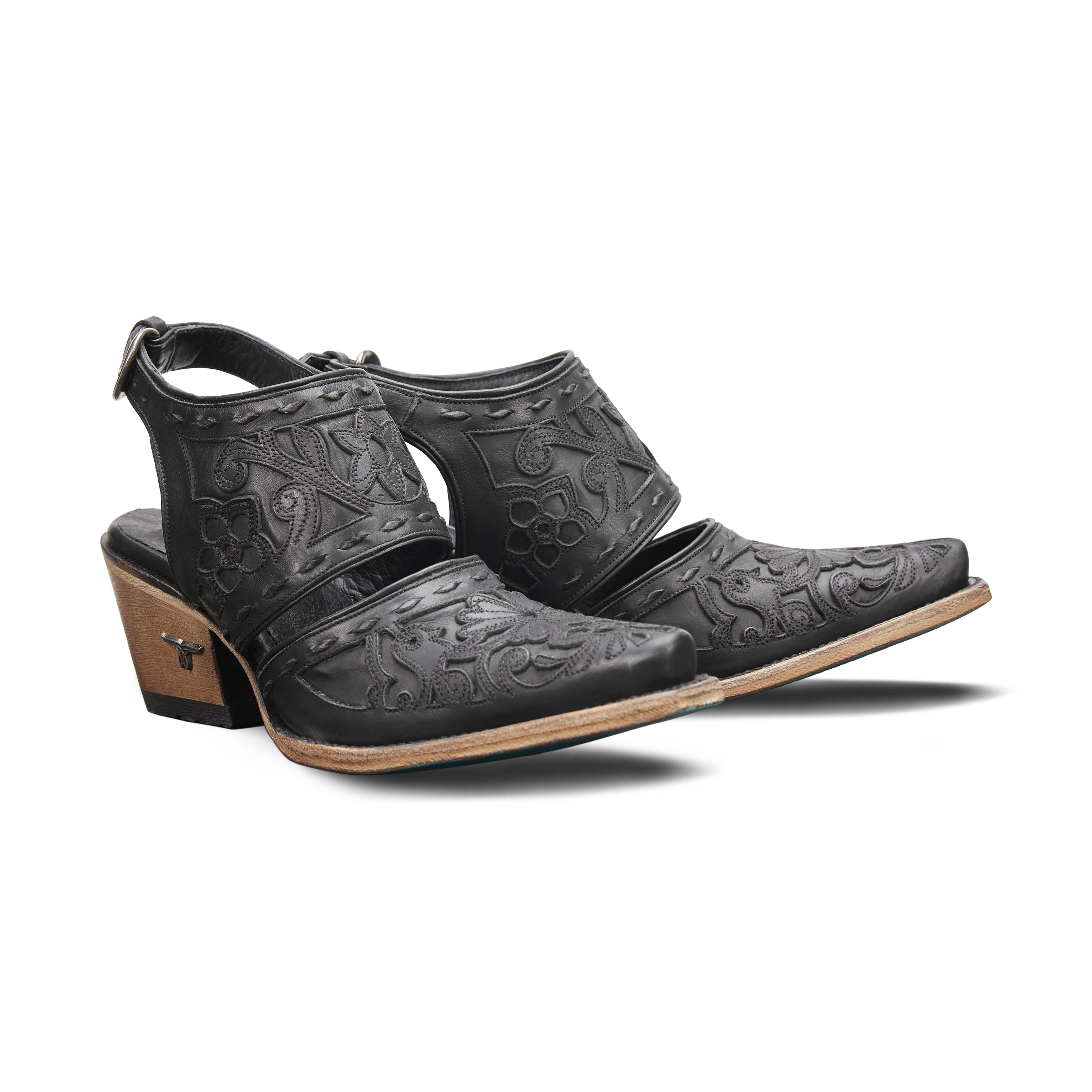 Robin Slingback Mule - Jet Black Mule Jet Black Western Fashion by Lane