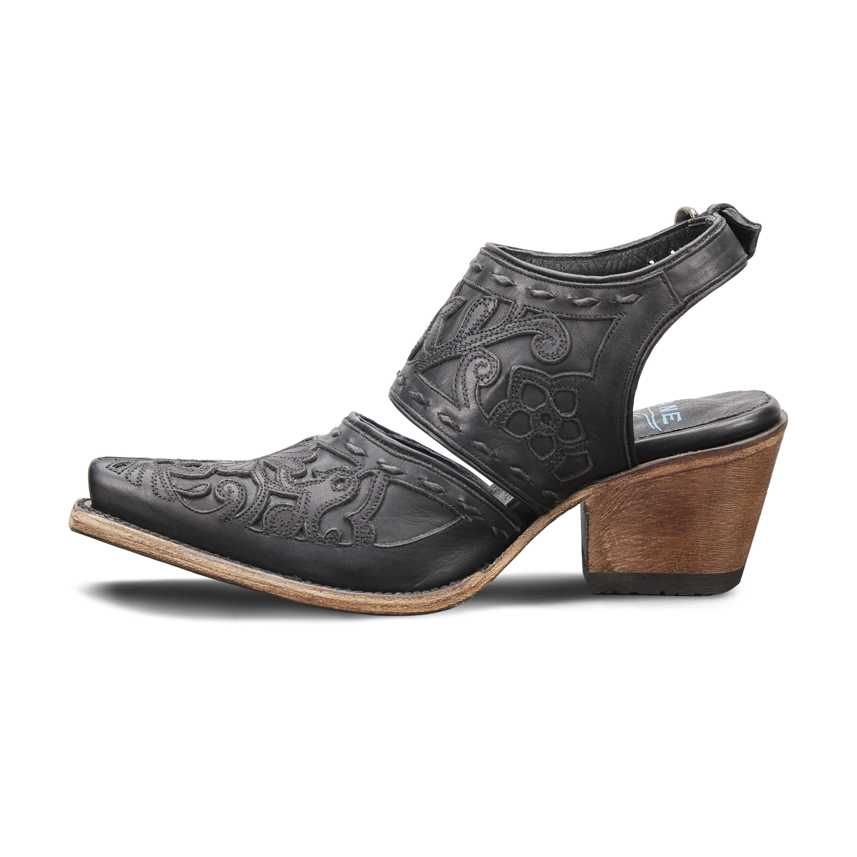 Robin Slingback Mule - Jet Black Mule Western Fashion by Lane