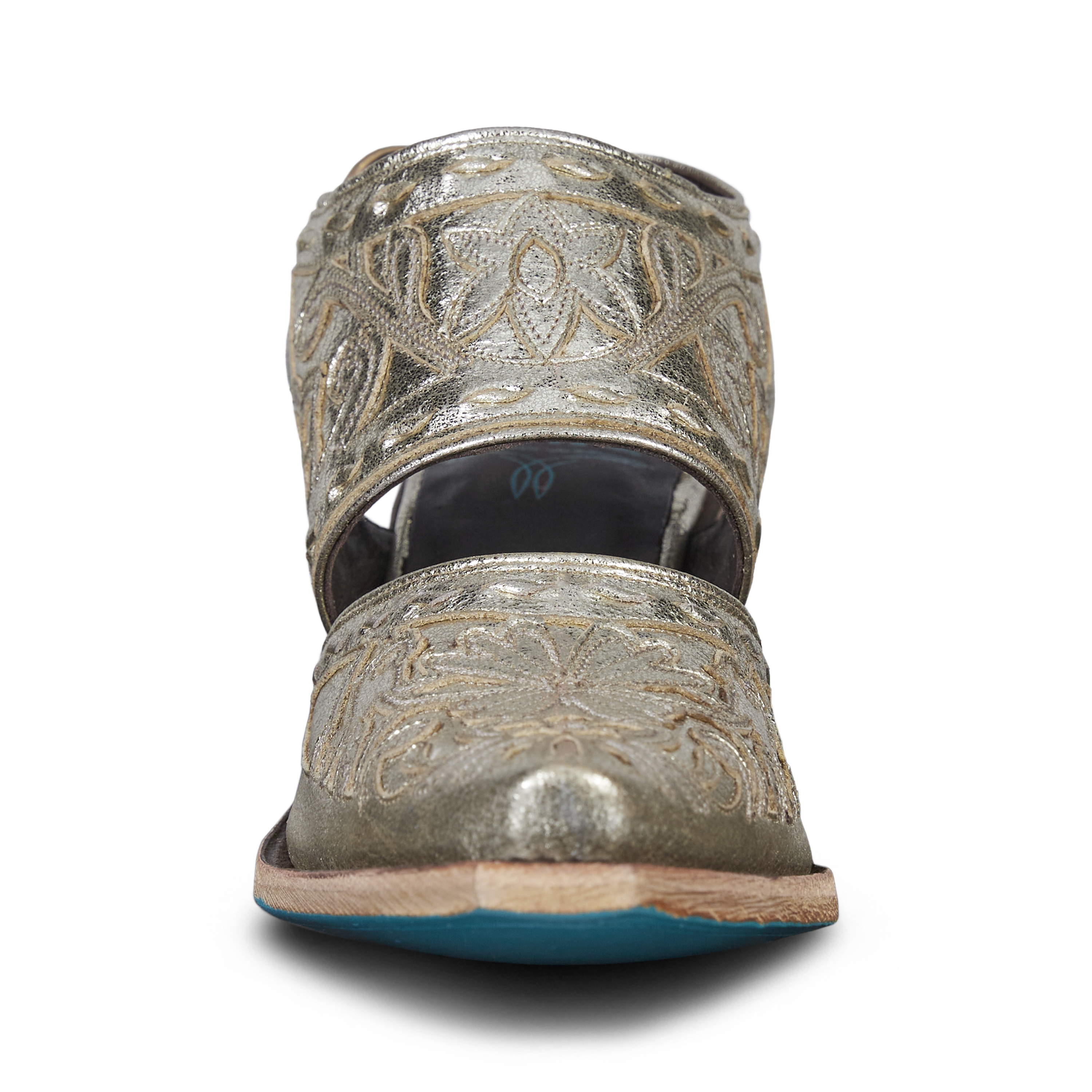 Robin Slingback Mule - Champagne Metallic Mule Western Fashion by Lane