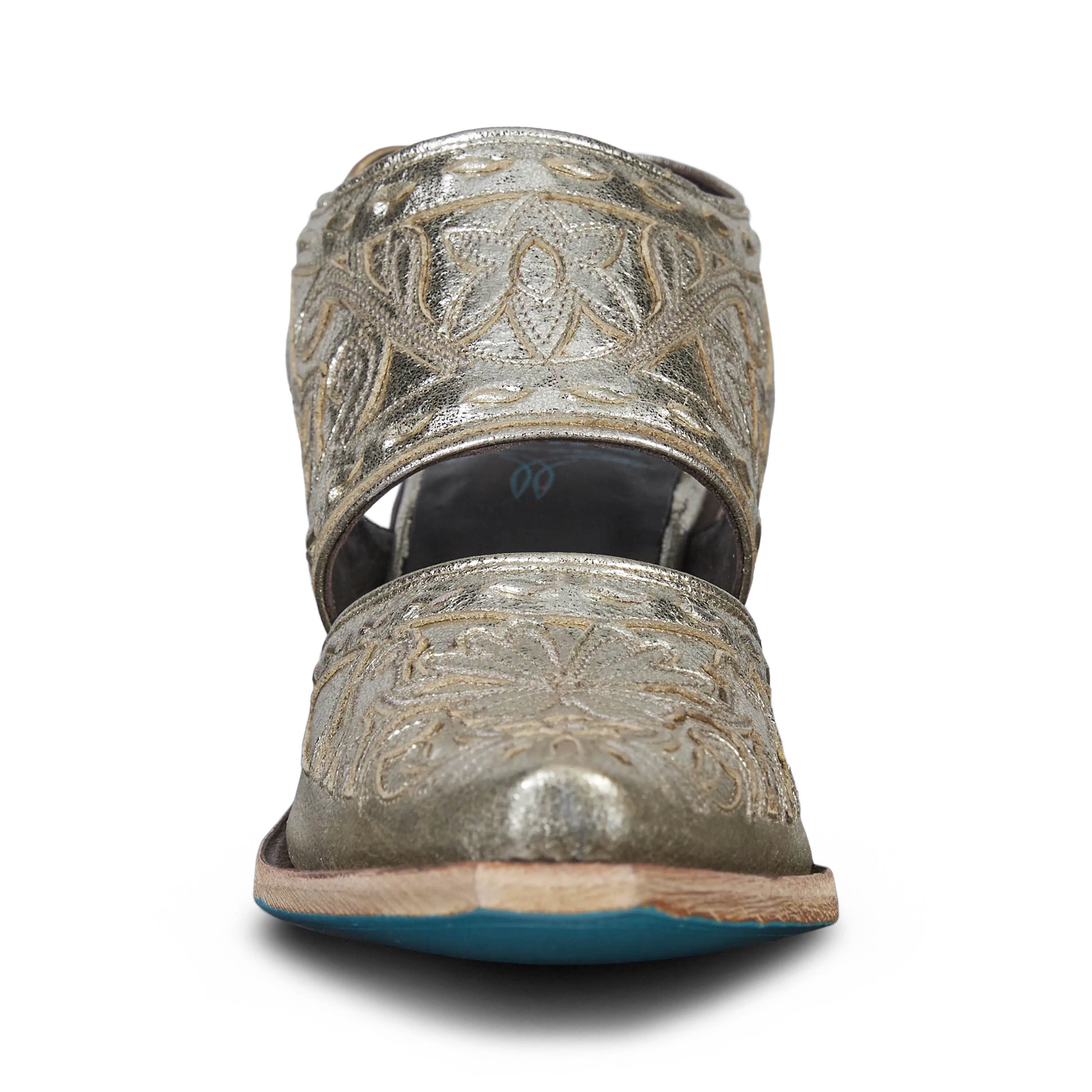 Robin Slingback Mule - Champagne Metallic Mule Western Fashion by Lane