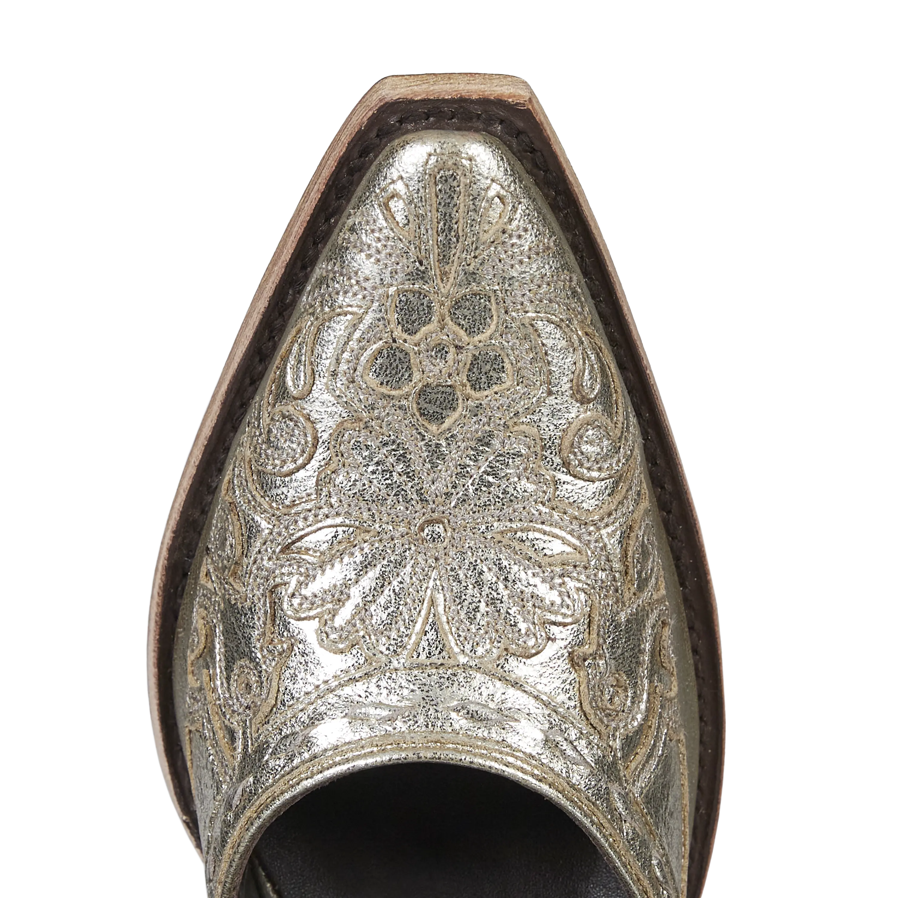 Robin Slingback Mule - Champagne Metallic Mule Western Fashion by Lane