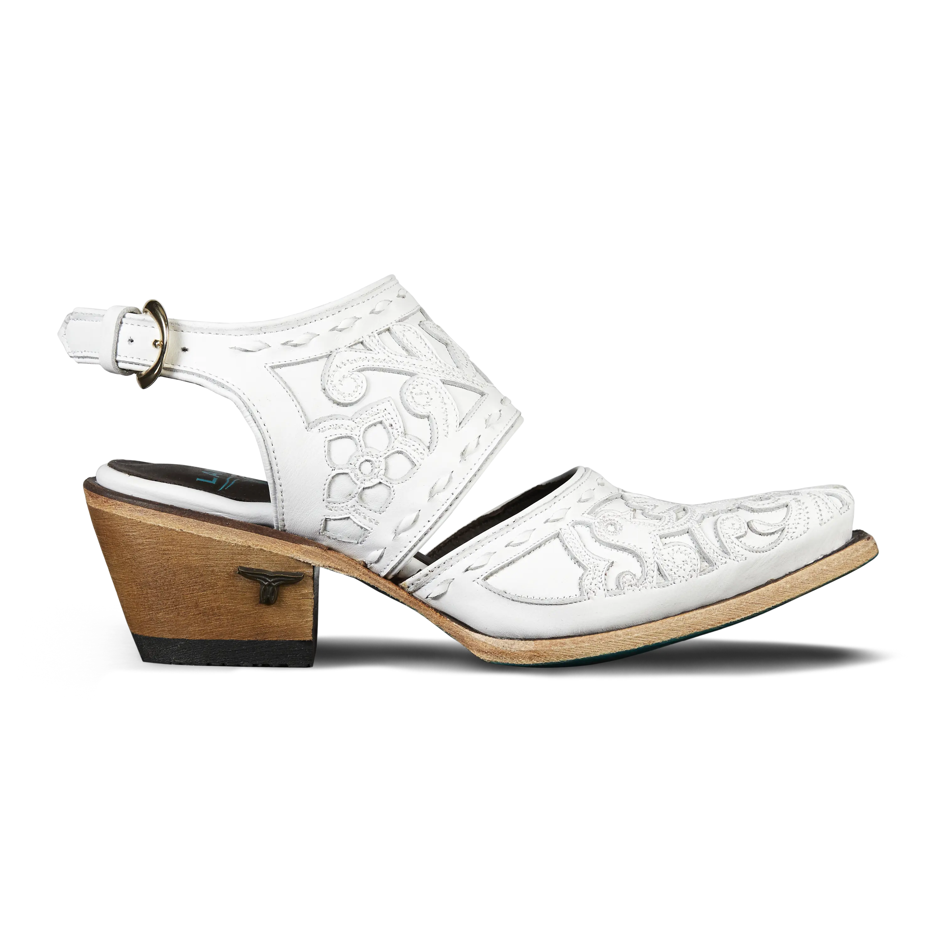 Robin Slingback Mule - Matte White Mule Western Fashion by Lane