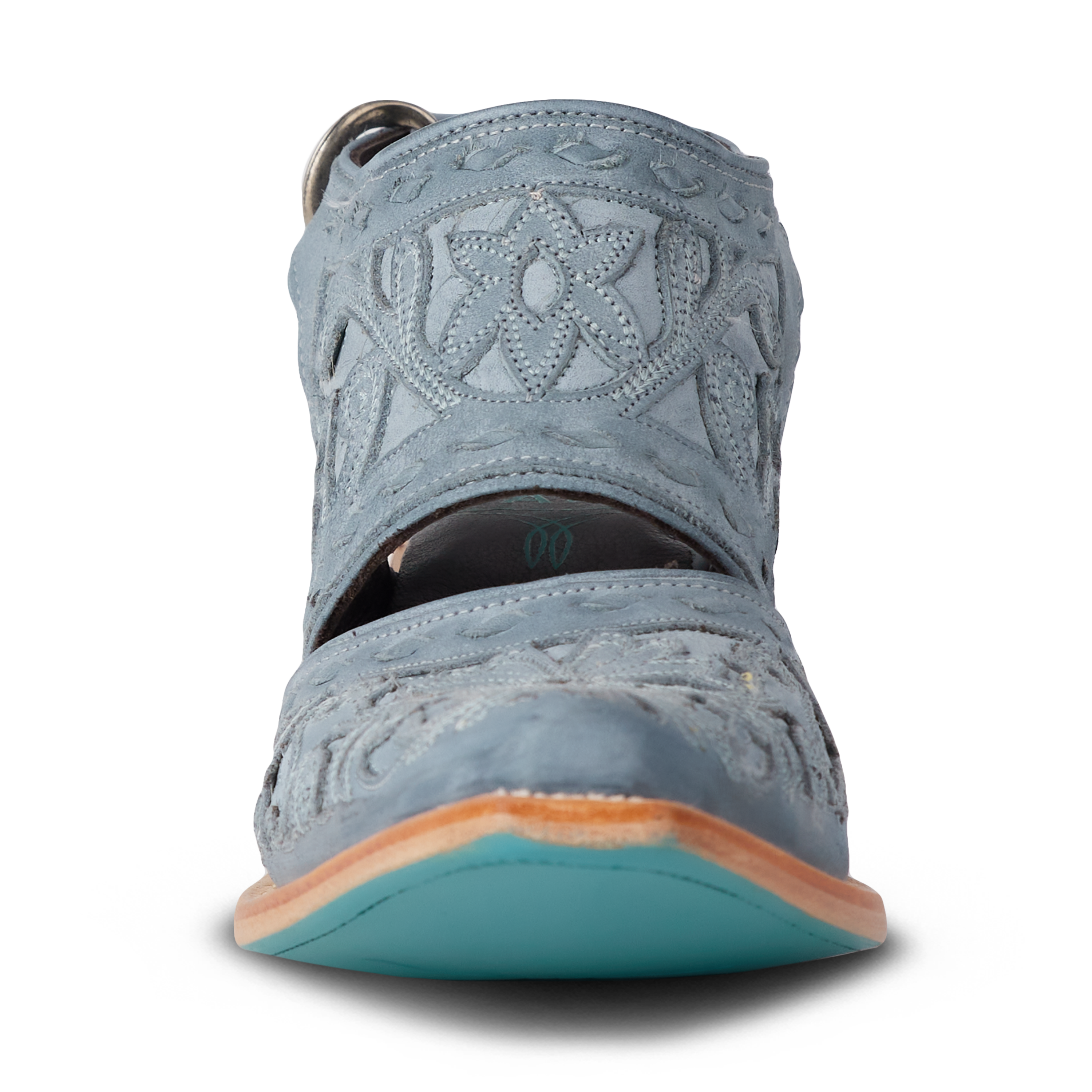 Robin Slingback Mule - Washed Denim Mule Western Fashion by Lane