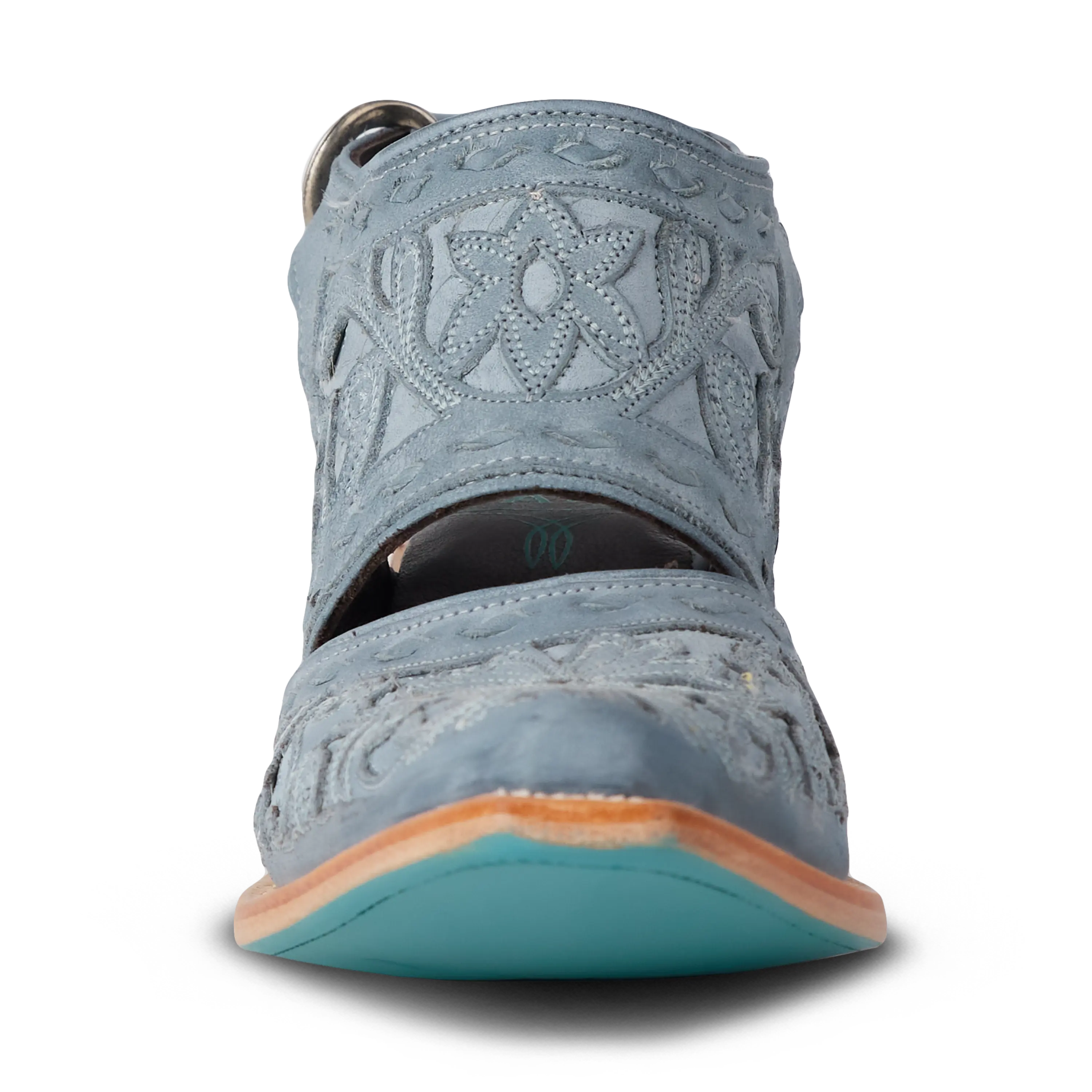 Robin Slingback Mule - Washed Denim Mule Western Fashion by Lane