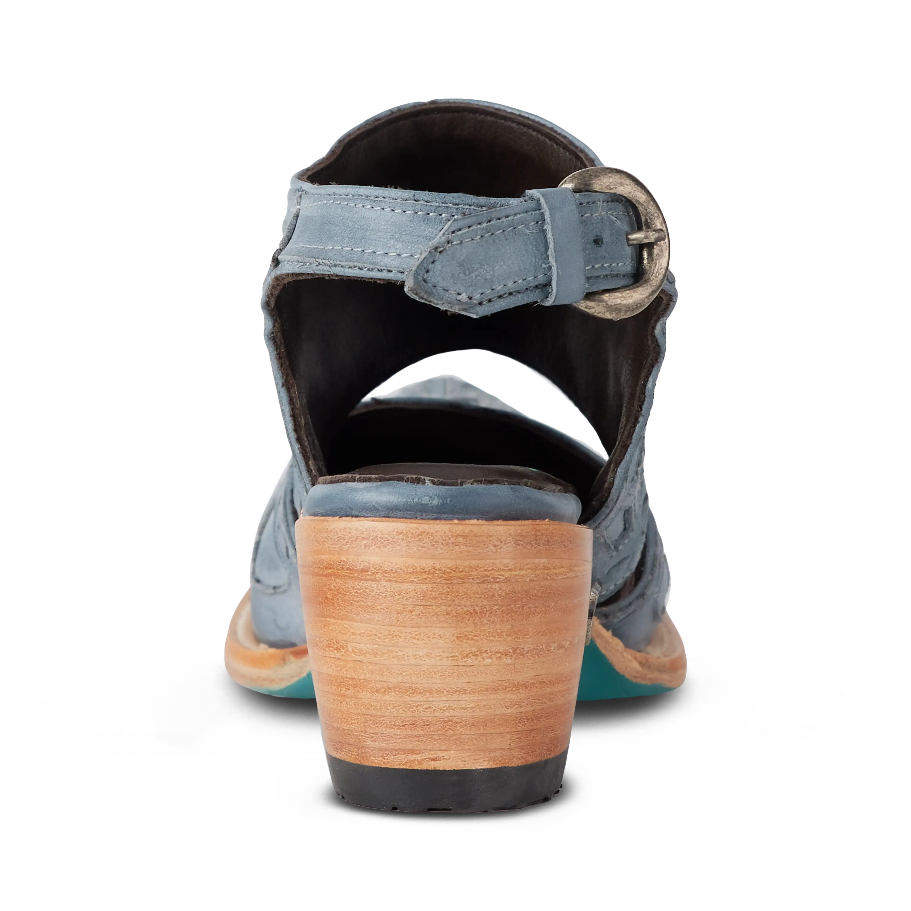 Robin Slingback Mule - Washed Denim Mule Western Fashion by Lane