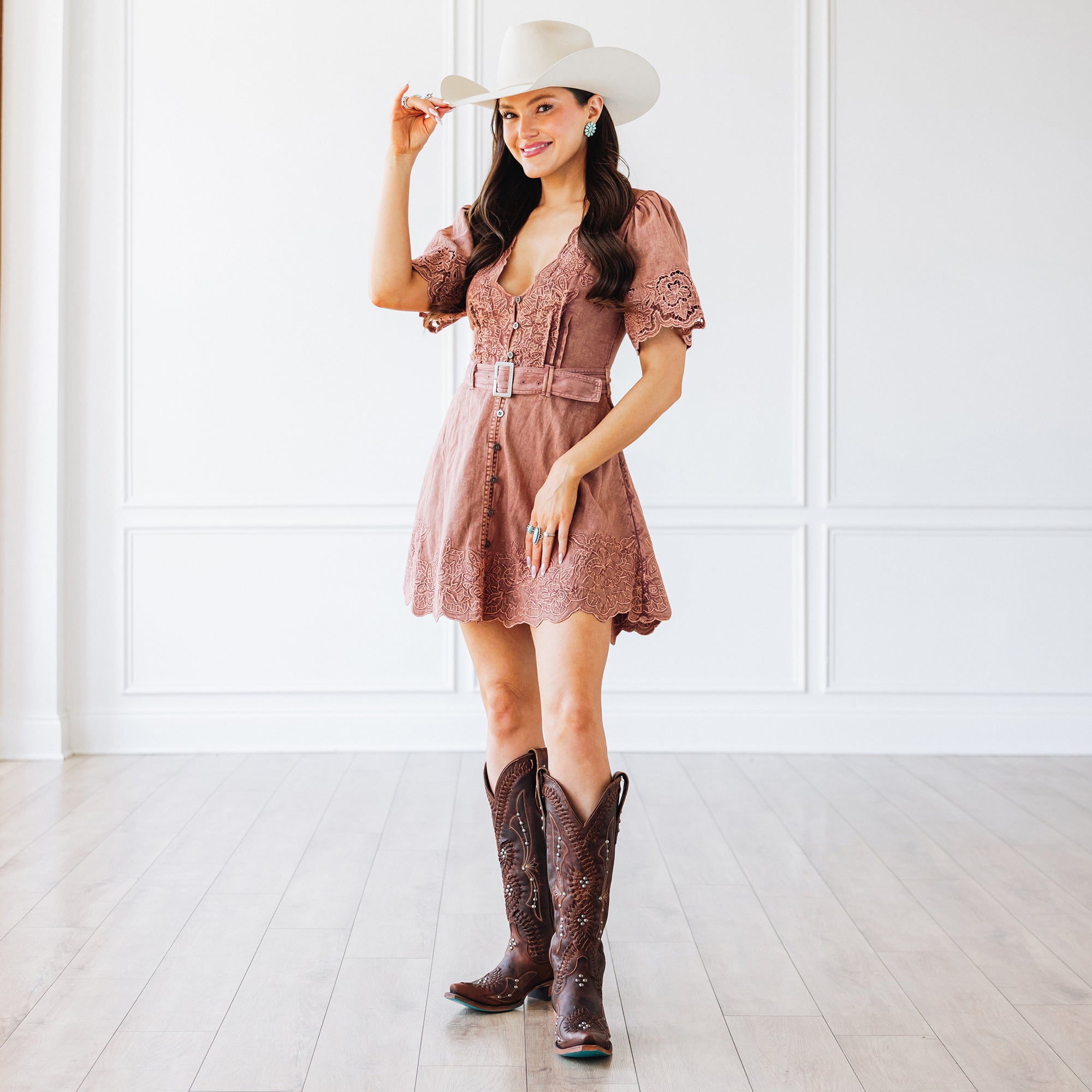 Cossette Boot - Cognac Ladies Boot Western Fashion by Lane