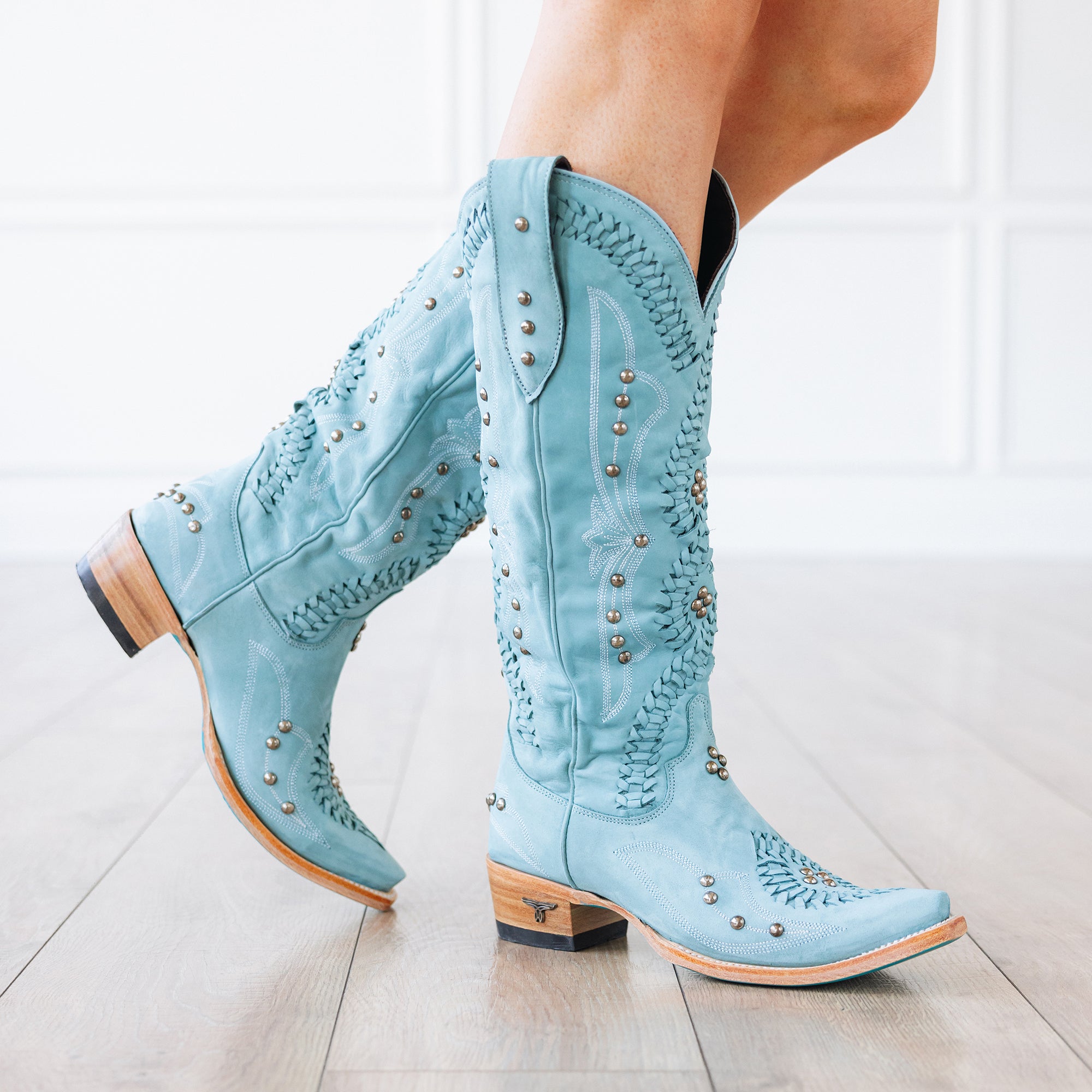 Cossette Boot - Powder Blue Ladies Boot Western Fashion by Lane