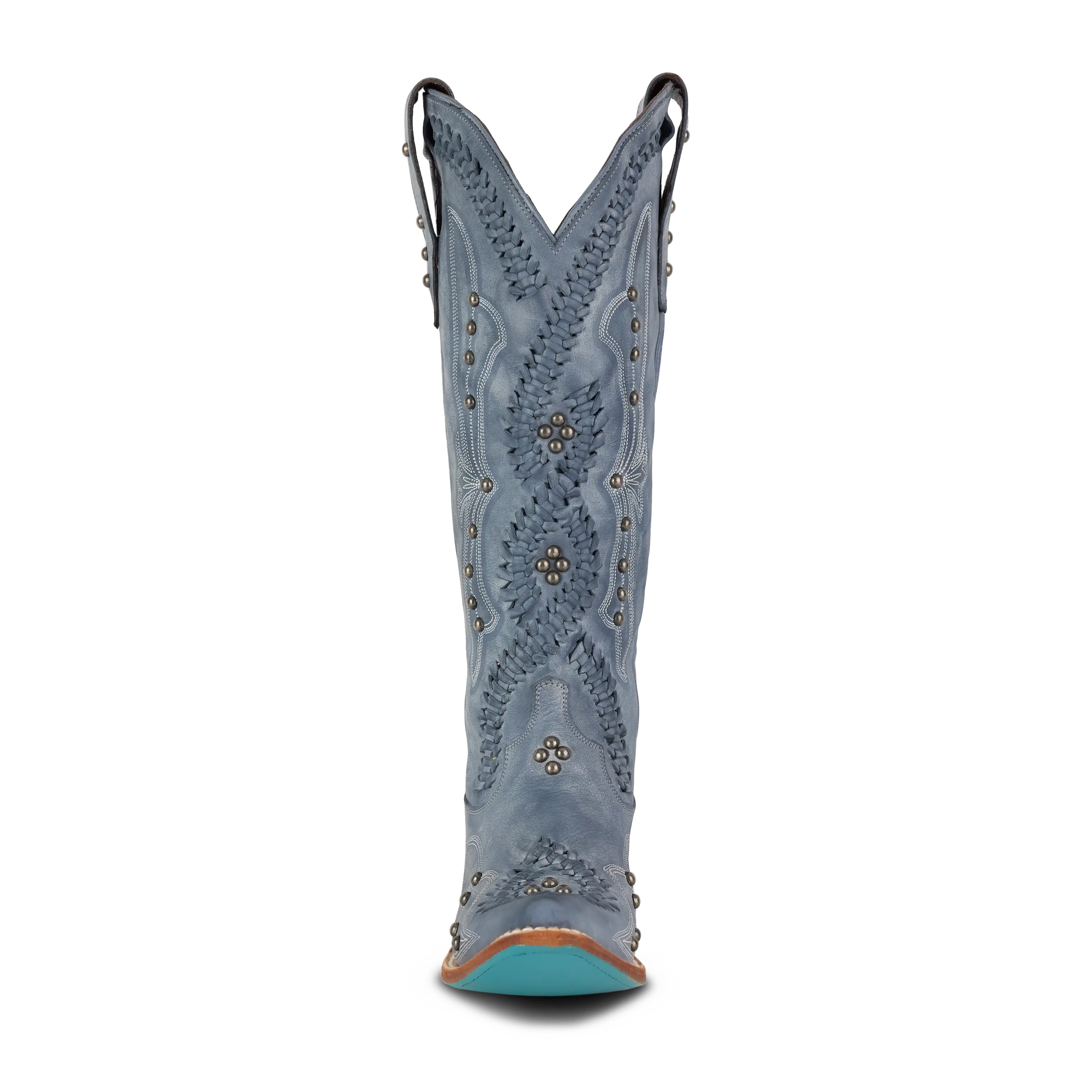 Cossette Boot - Washed Denim Ladies Boot Western Fashion by Lane