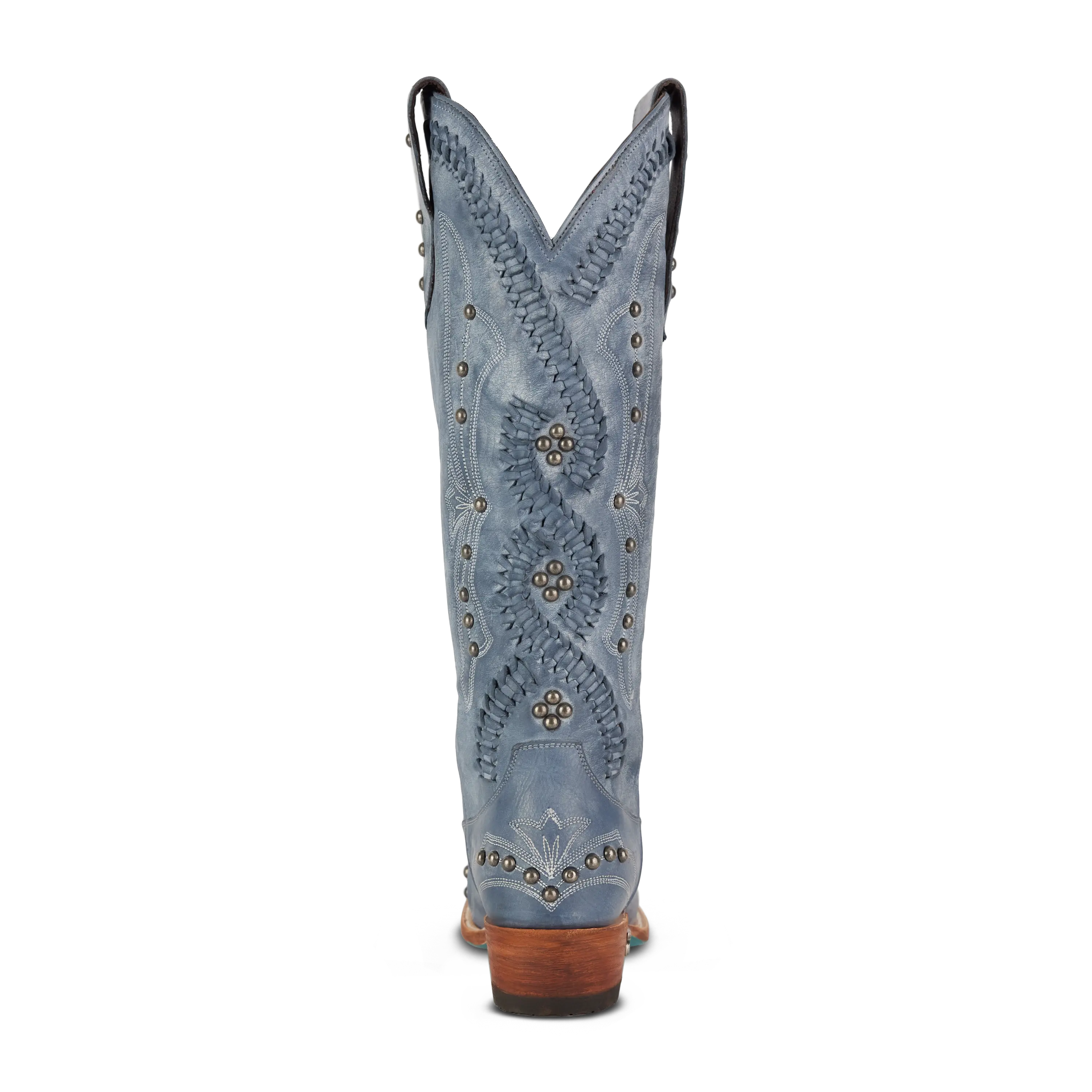 Cossette Boot - Washed Denim Ladies Boot Western Fashion by Lane