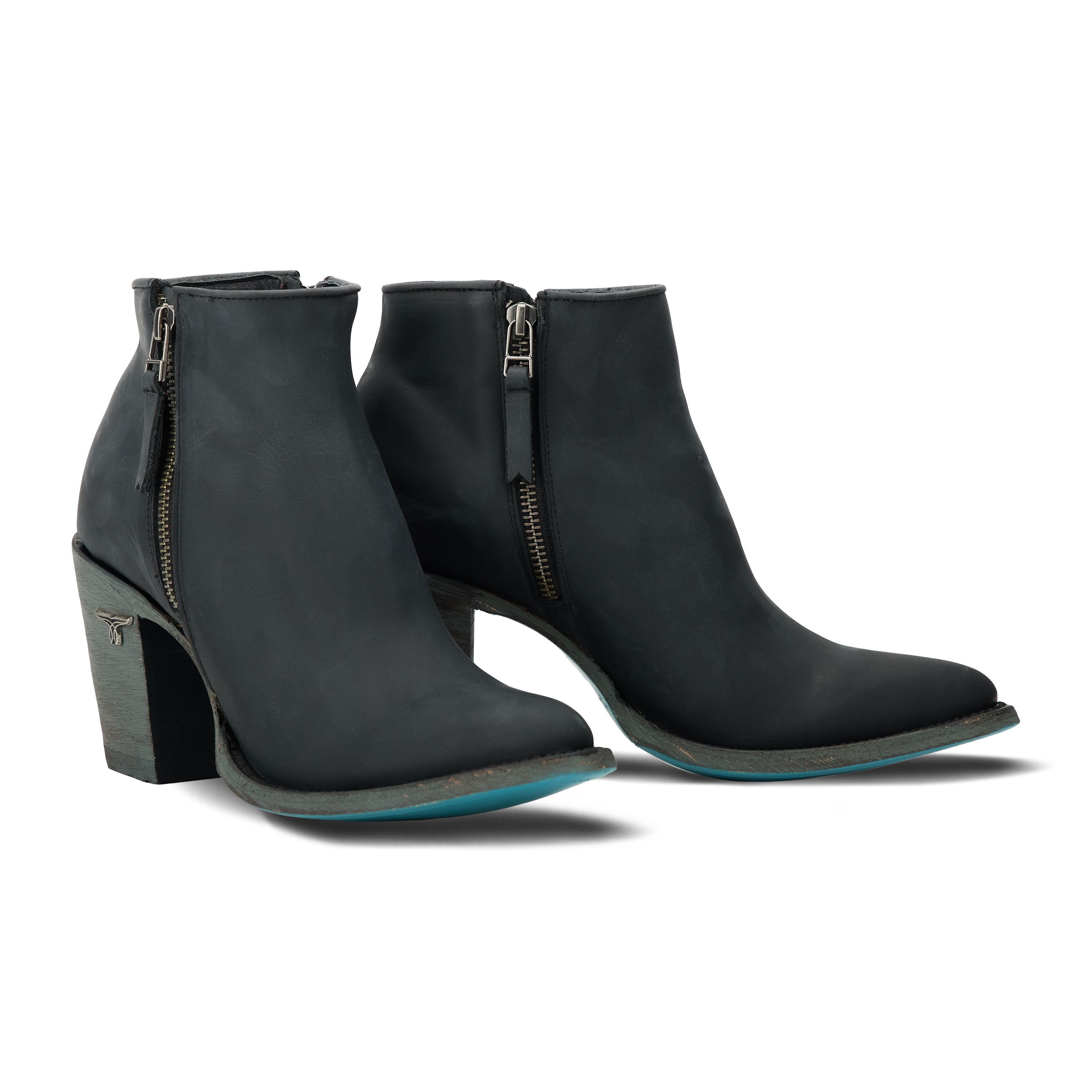 Charlie Bootie - Matte Black Ladies Bootie Matte Black Western Fashion by Lane
