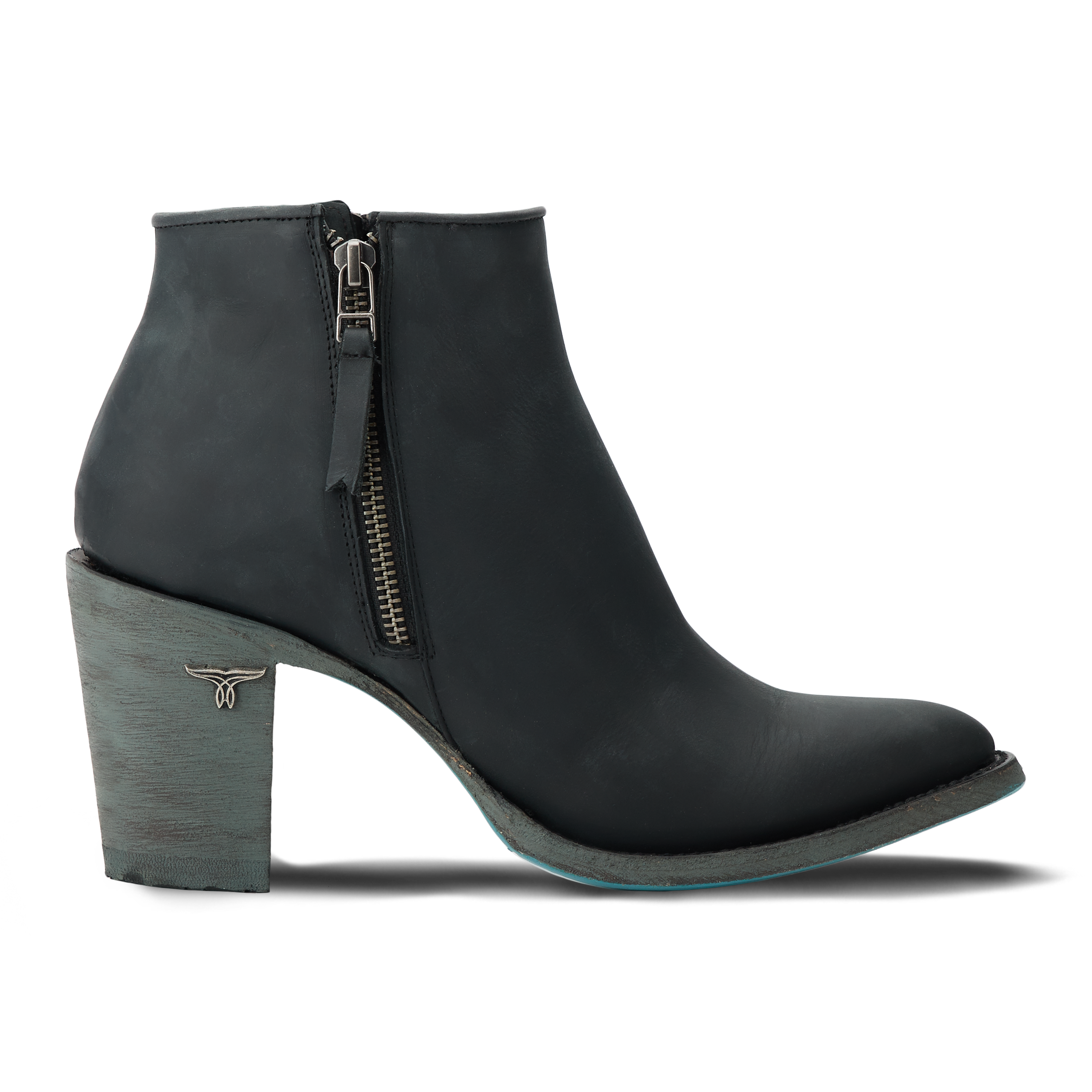 Charlie Bootie - Matte Black Ladies Bootie Western Fashion by Lane