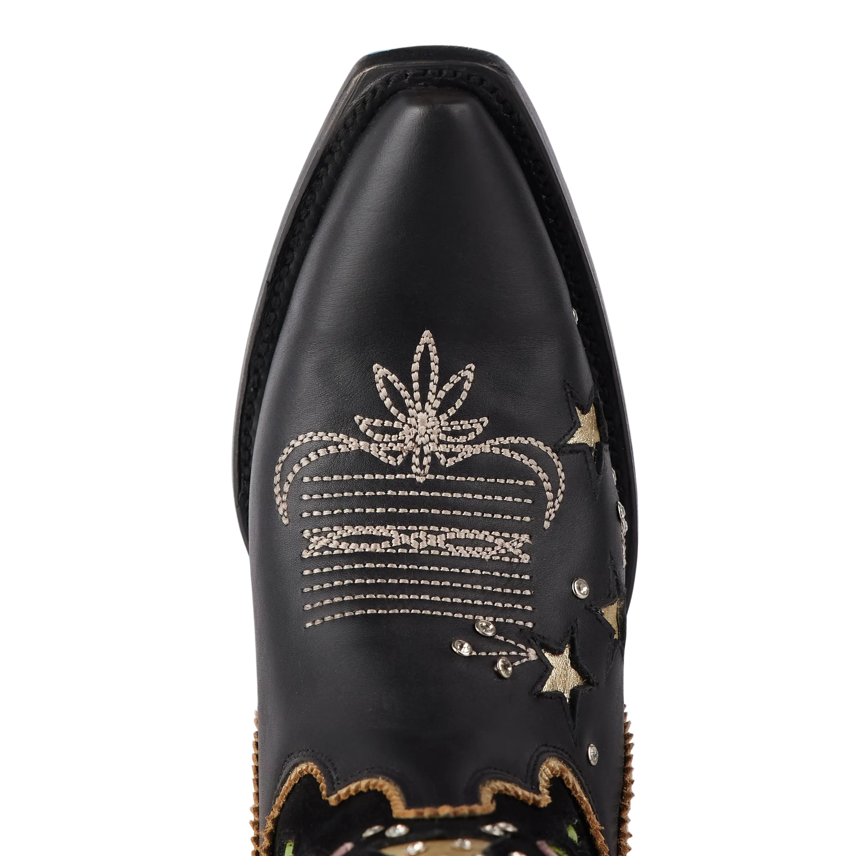 Stars Align Boot - Jet Black & Ceramic Crackle Ladies Boot Western Fashion by Lane
