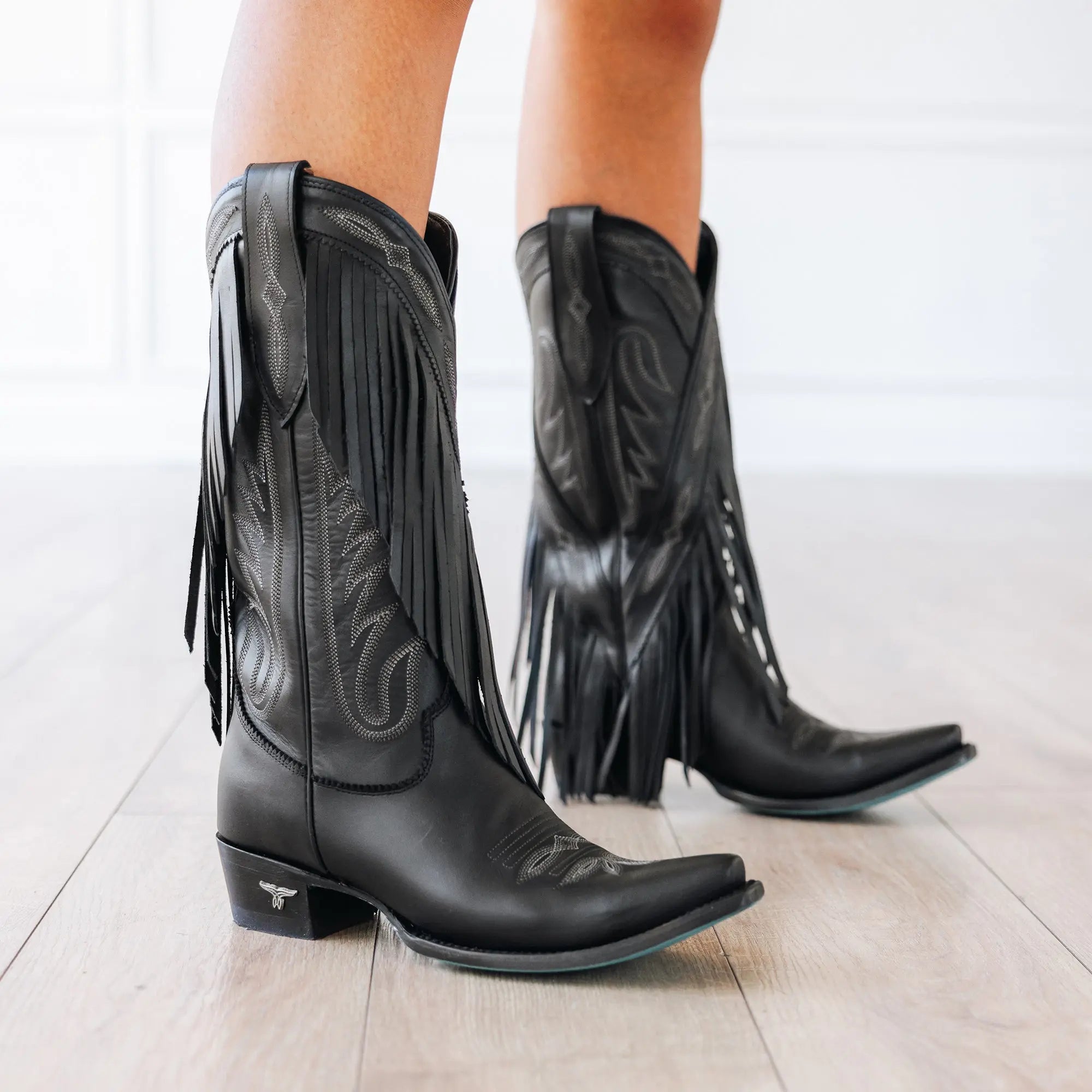 Senita Falls Boot - Jet Black **Final Sale** Ladies Boot Western Fashion by Lane