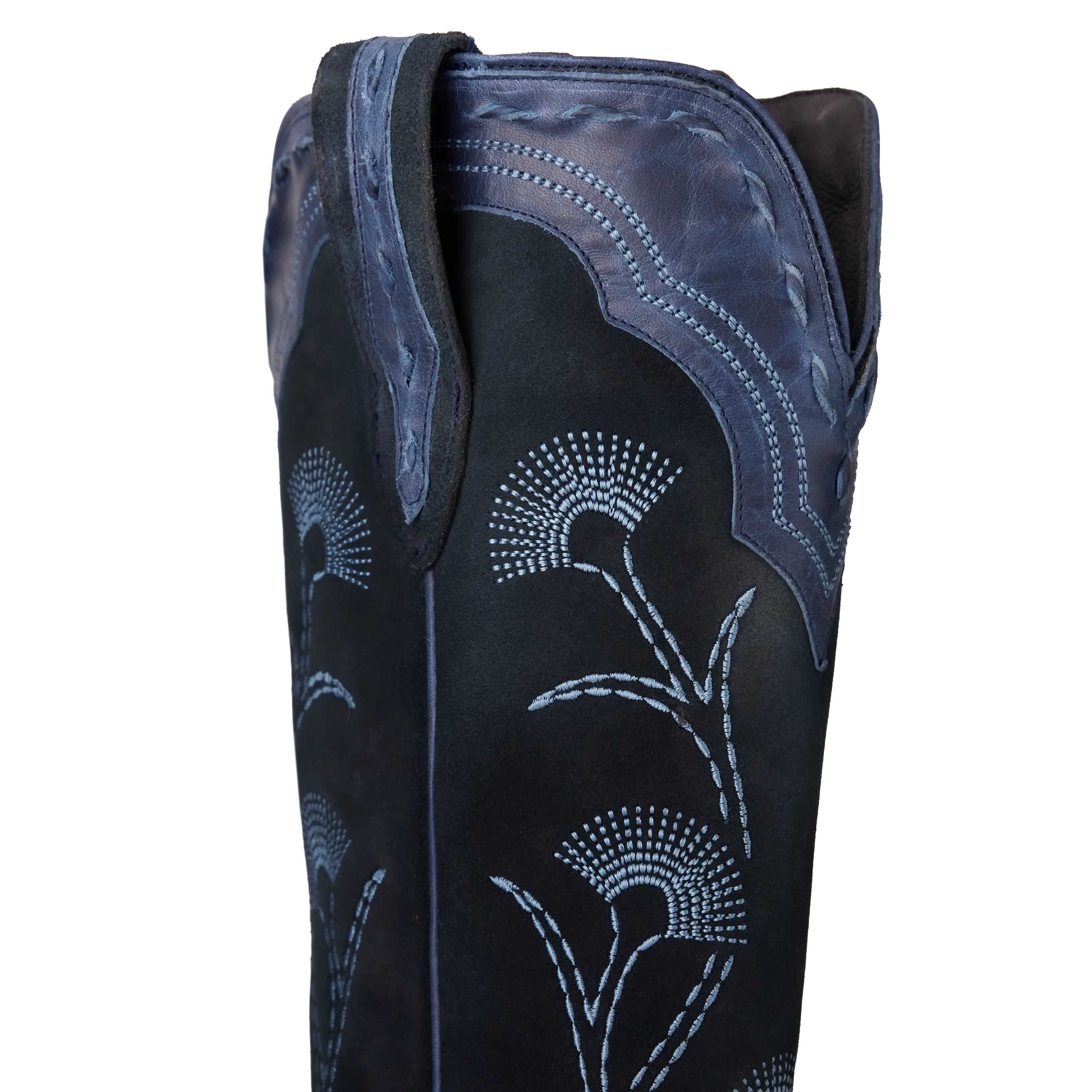 Tessa Knee High - Navy Suede Ladies Boot Western Fashion by Lane