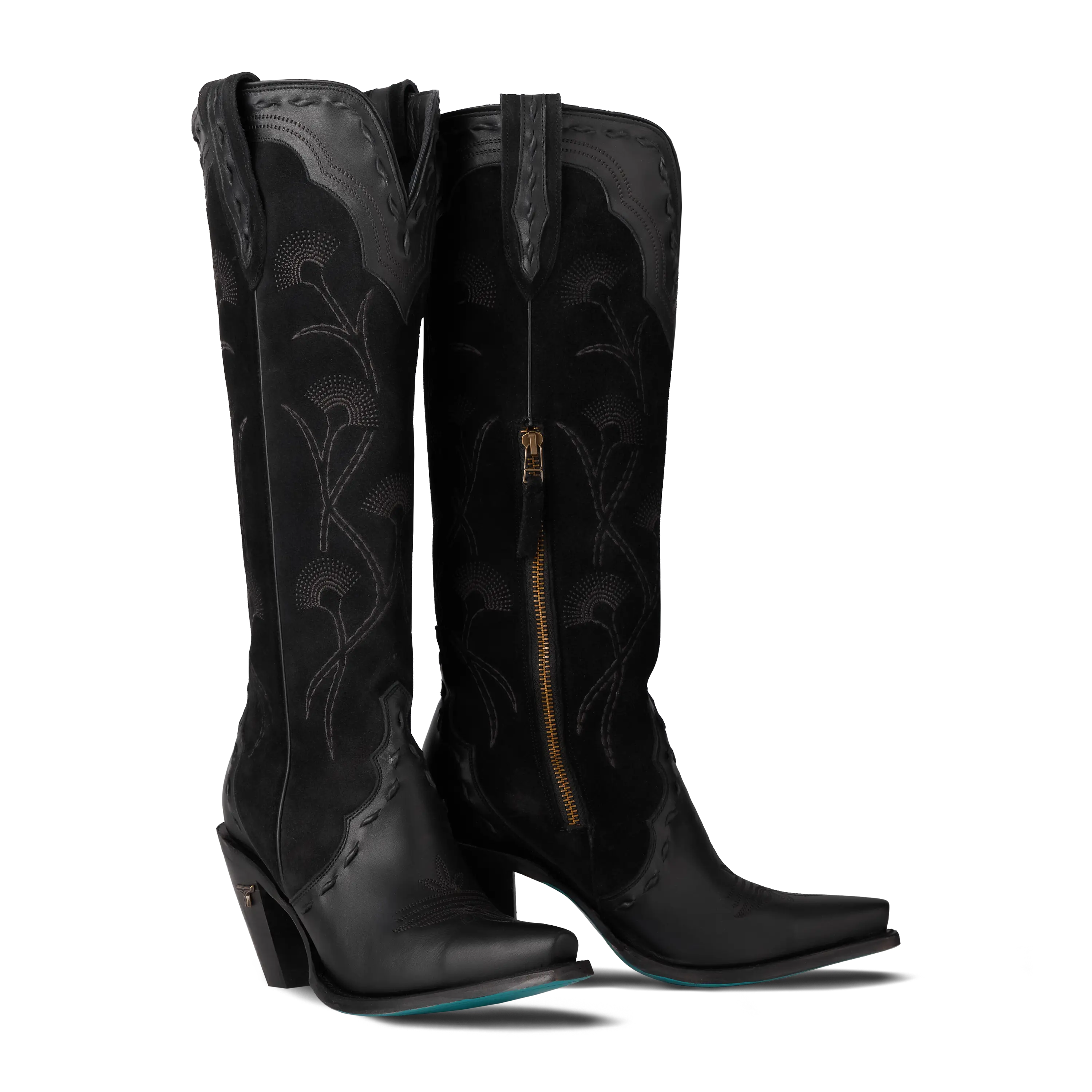 Tessa Knee High - Jet Black Ladies Boot Jet Black Western Fashion by Lane