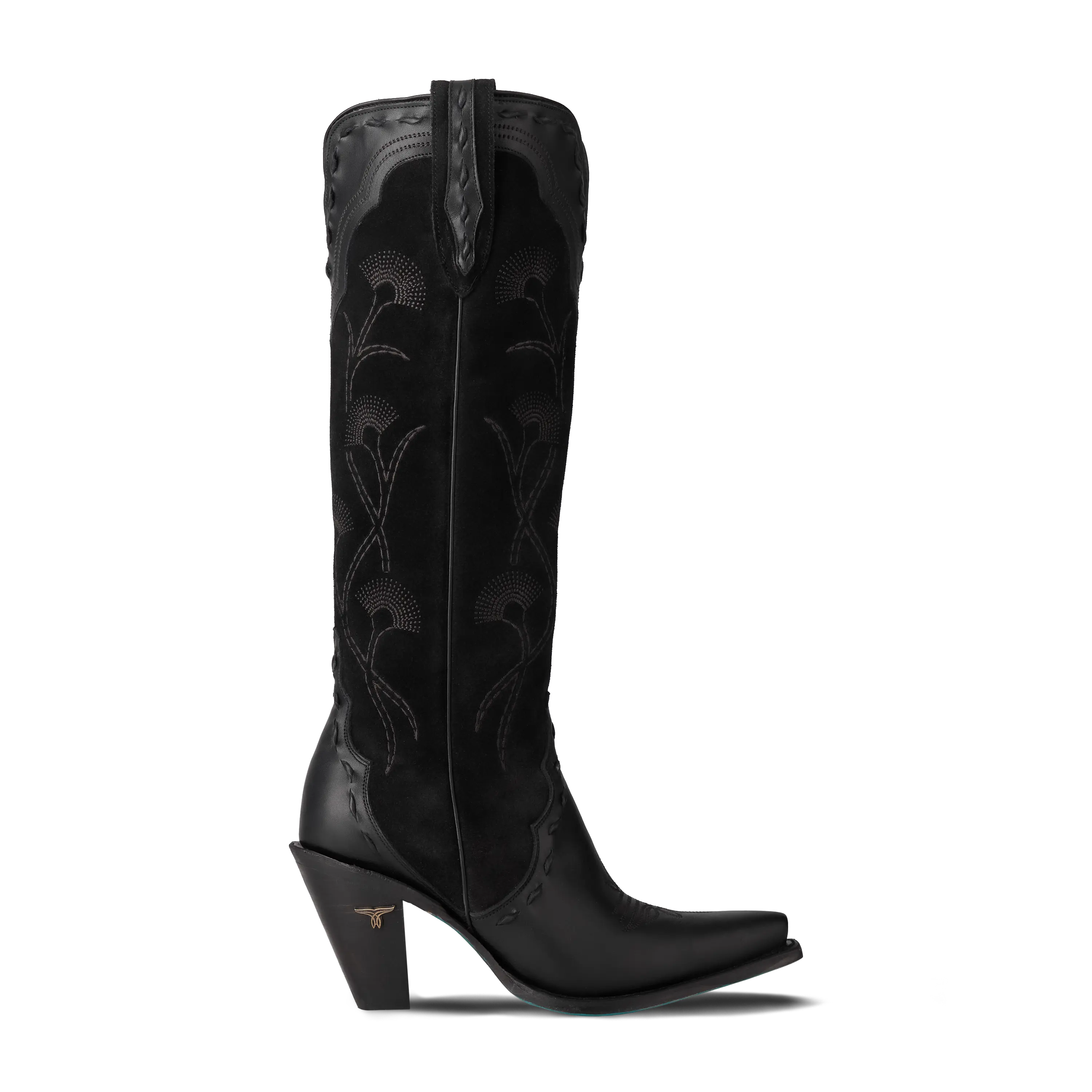 Tessa Knee High - Jet Black Ladies Boot Western Fashion by Lane