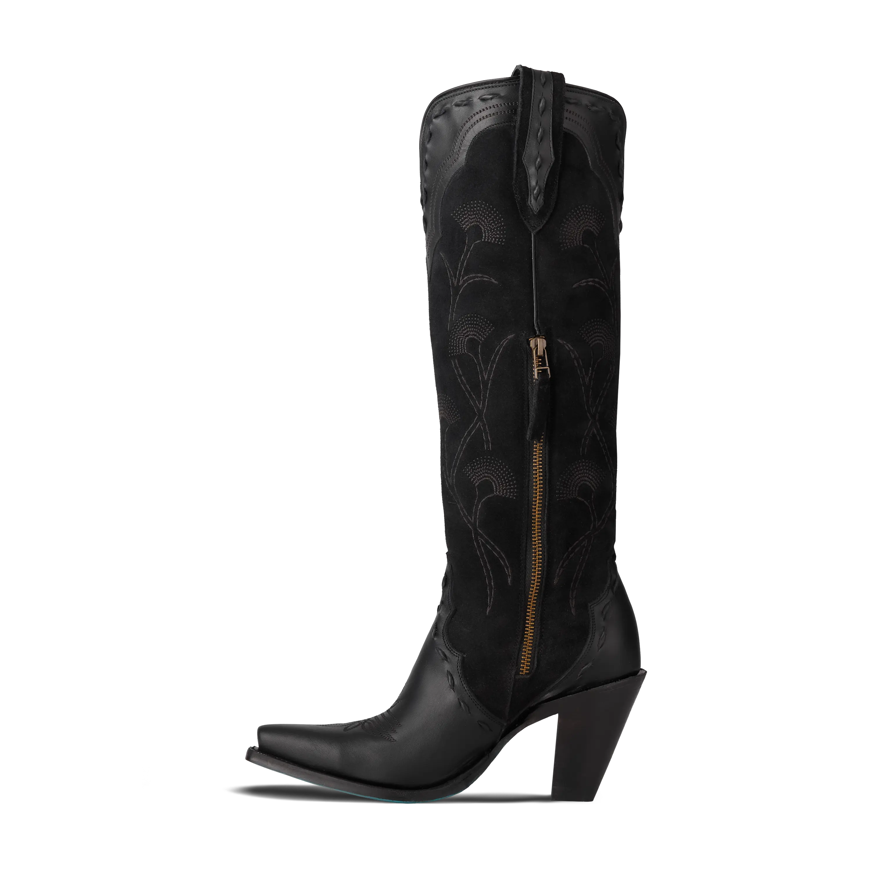 Tessa Knee High - Jet Black Ladies Boot Western Fashion by Lane