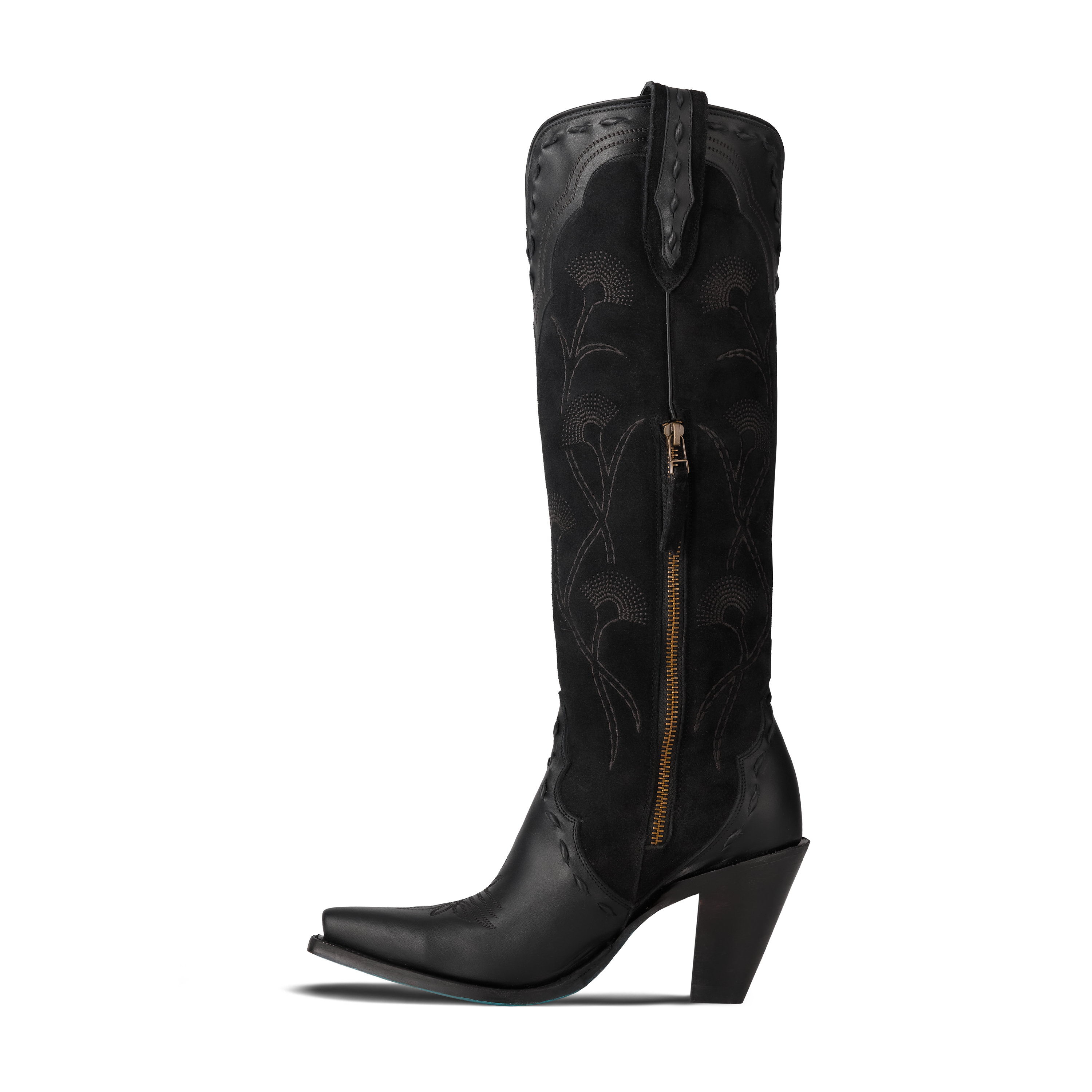 Tessa Knee High - Jet Black Ladies Boot Western Fashion by Lane