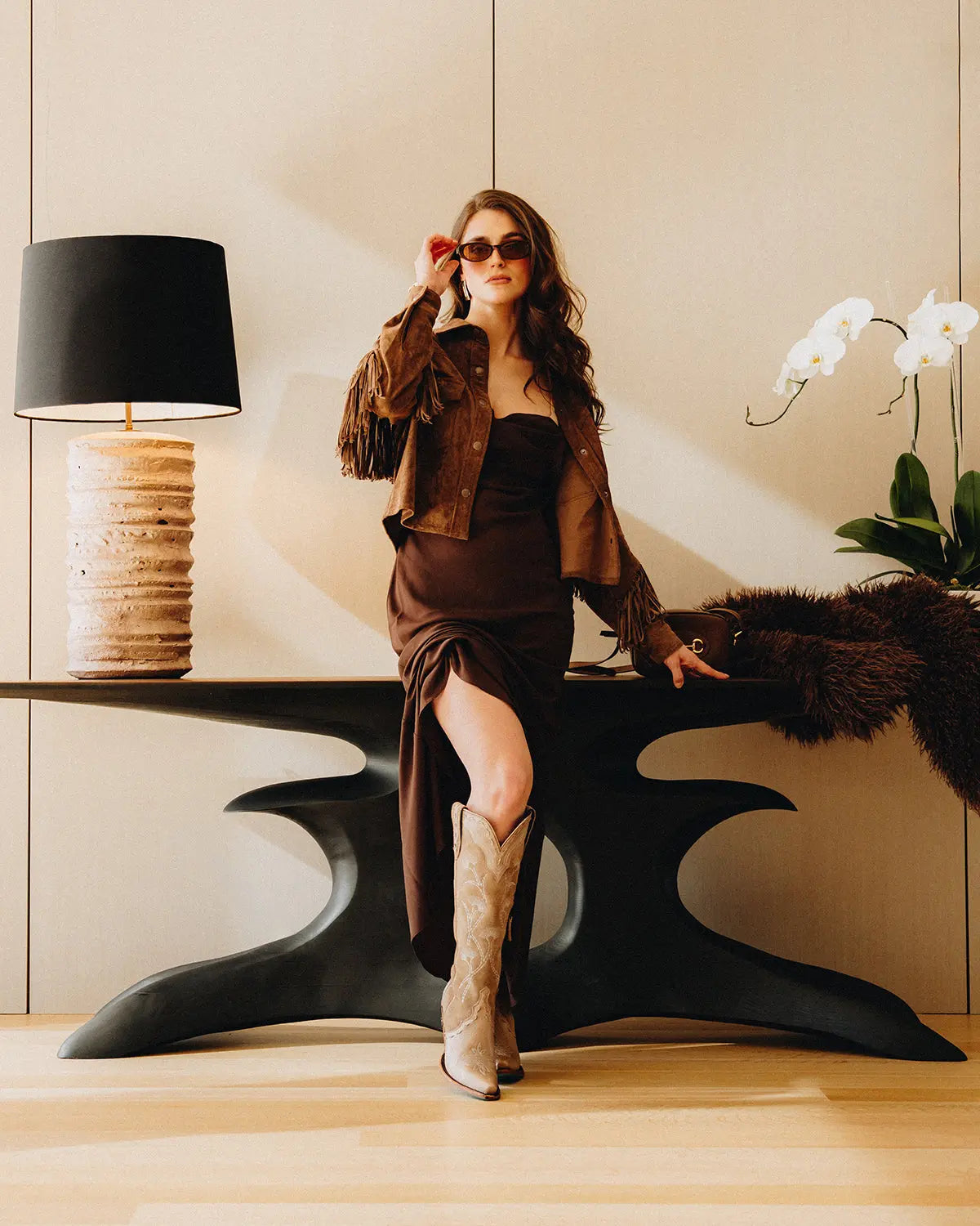 Tessa Knee High - Macchiato Ladies Boot Western Fashion by Lane