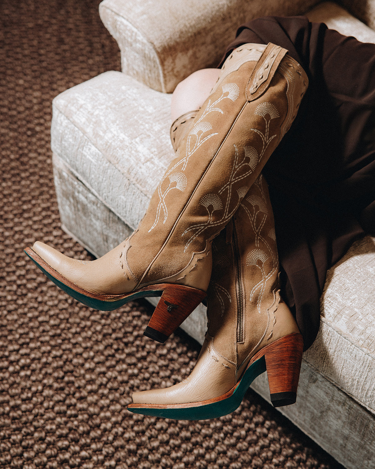 Tessa Knee High - Macchiato Ladies Boot Western Fashion by Lane