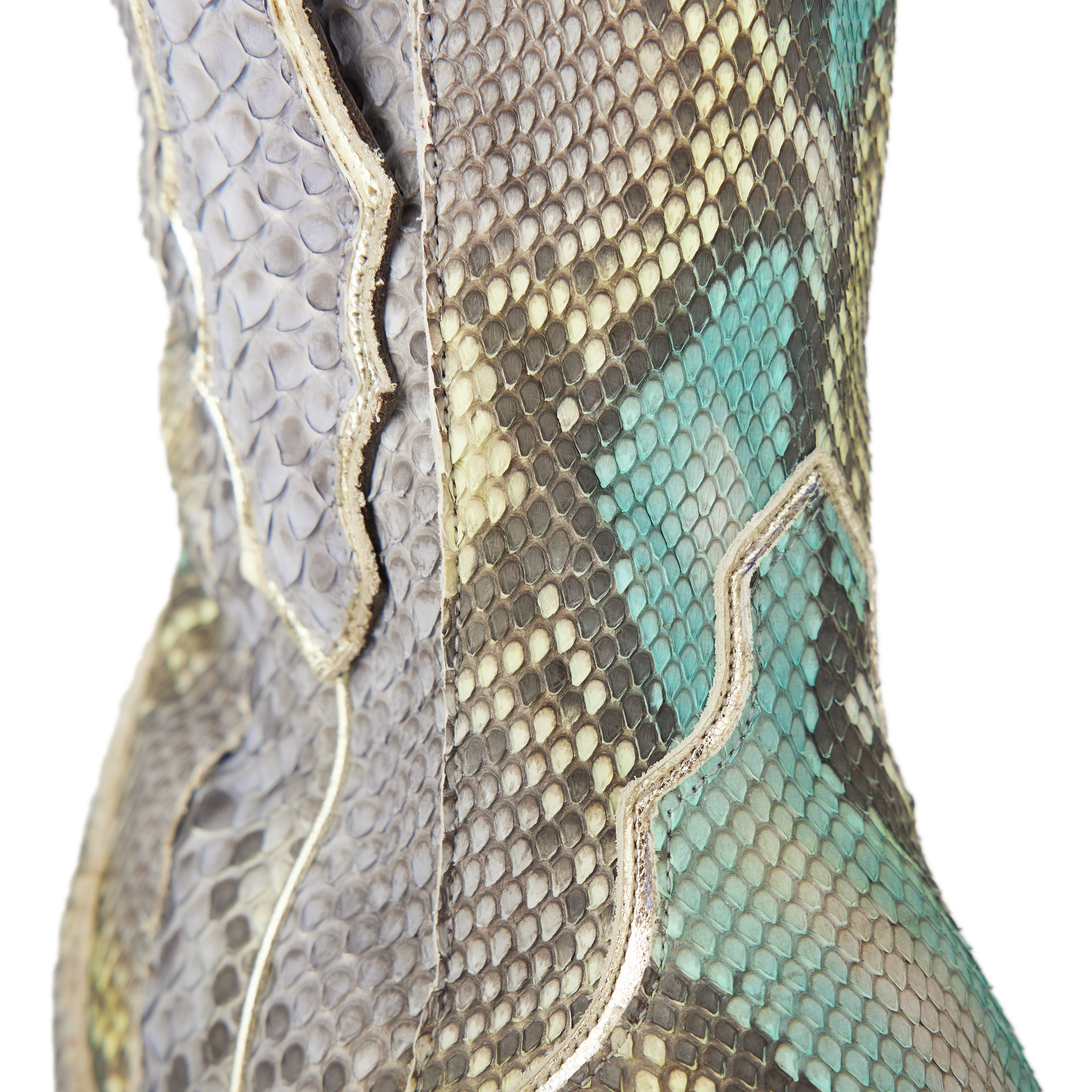 Vickson Exotic Bootie - Blue Watercolor Ladies Bootie Western Fashion by Lane