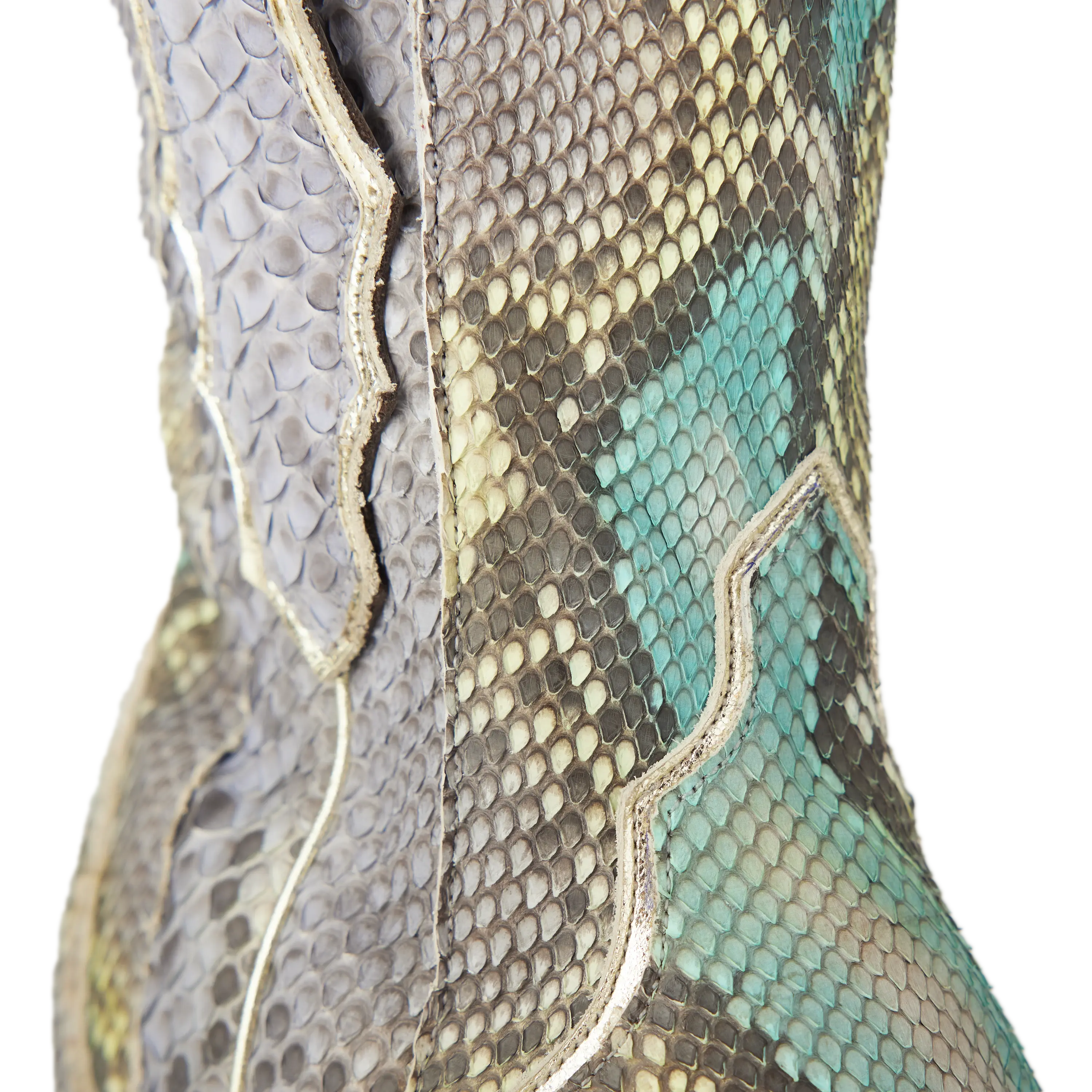 Vickson Exotic Bootie - Blue Watercolor Ladies Bootie Western Fashion by Lane