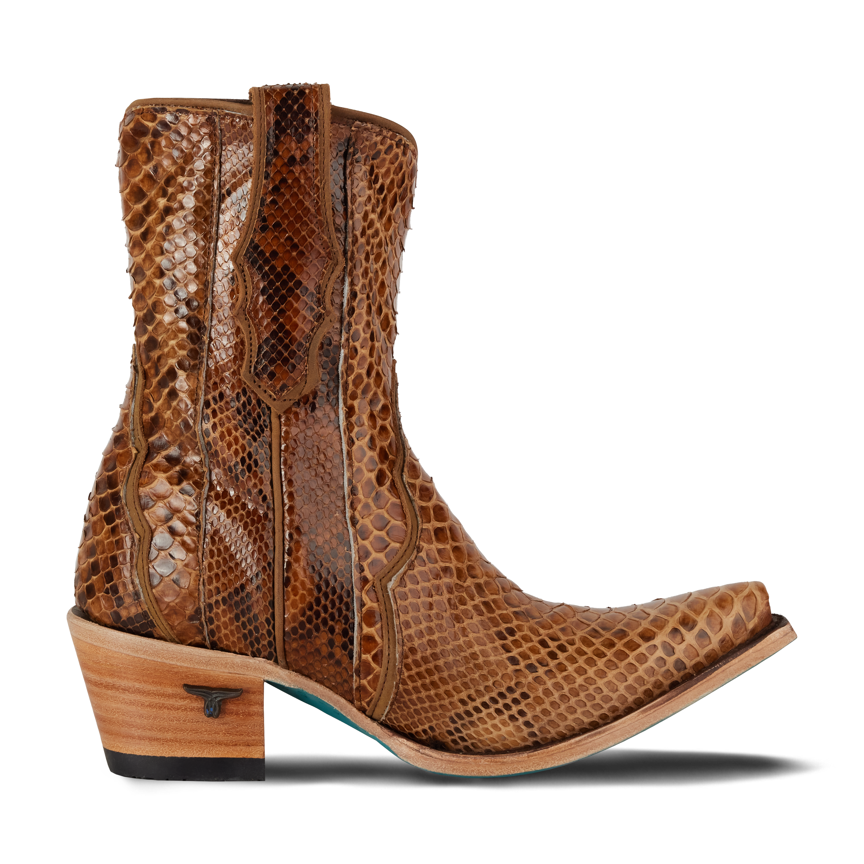 Vickson Exotic Bootie - Copperhead Ladies Bootie Western Fashion by Lane